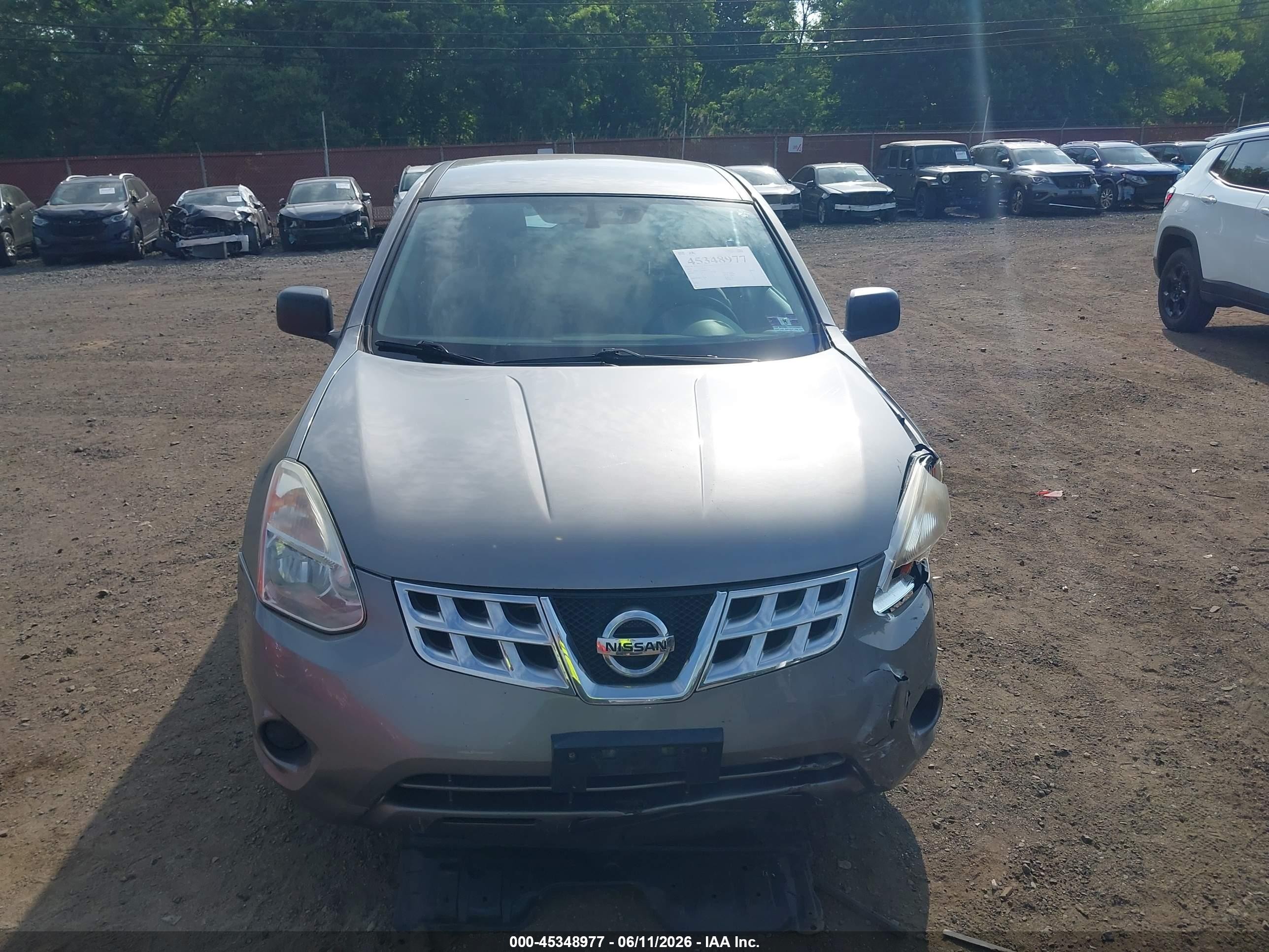 2013 Nissan Rogue S Gray vin: JN8AS5MV0DW649712