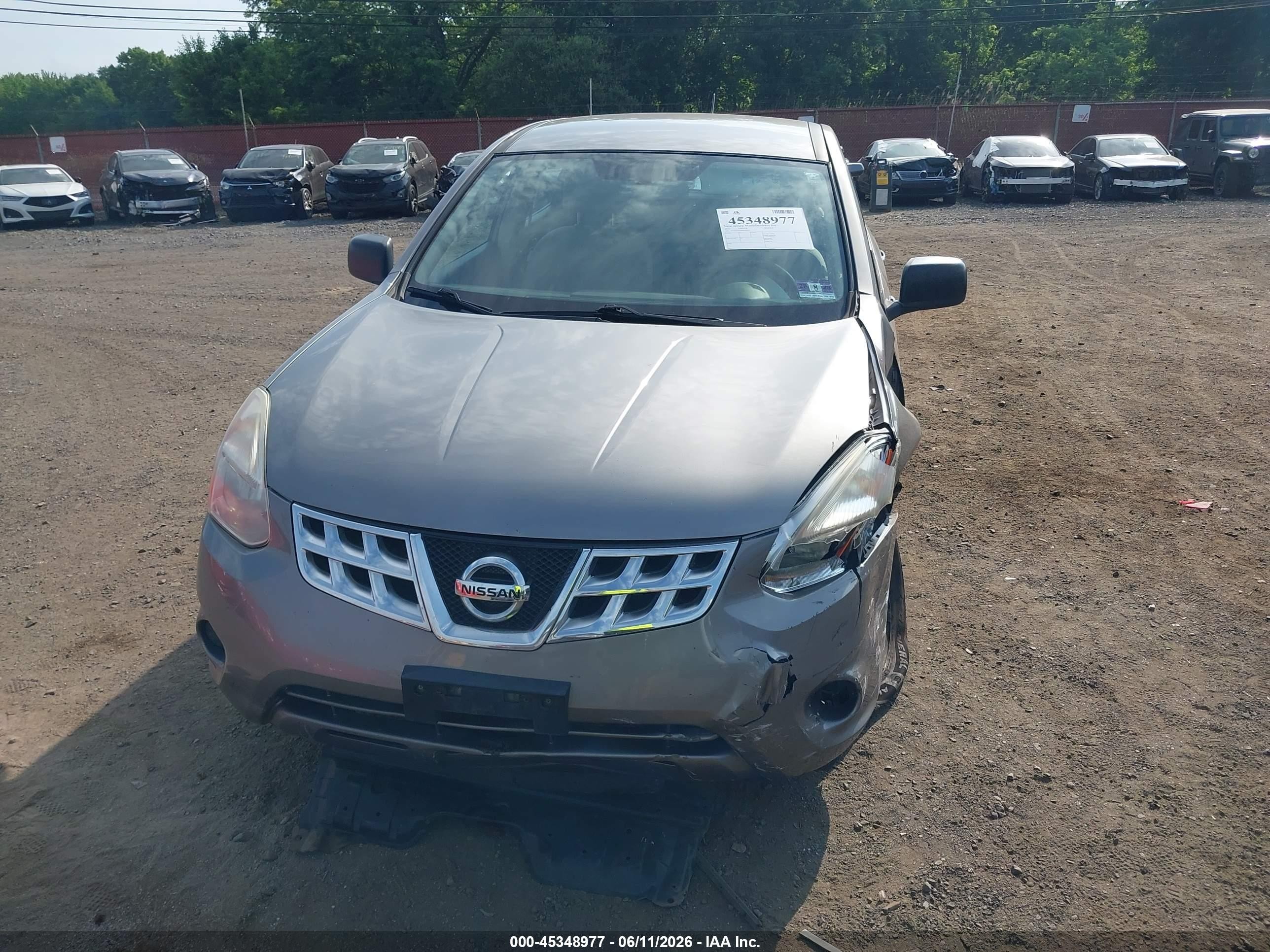 2013 Nissan Rogue S Gray vin: JN8AS5MV0DW649712