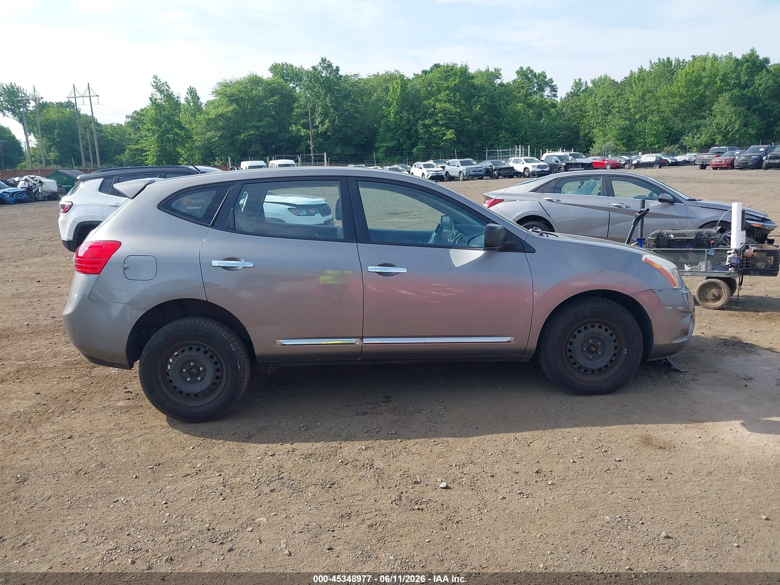 2013 Nissan Rogue S Gray vin: JN8AS5MV0DW649712