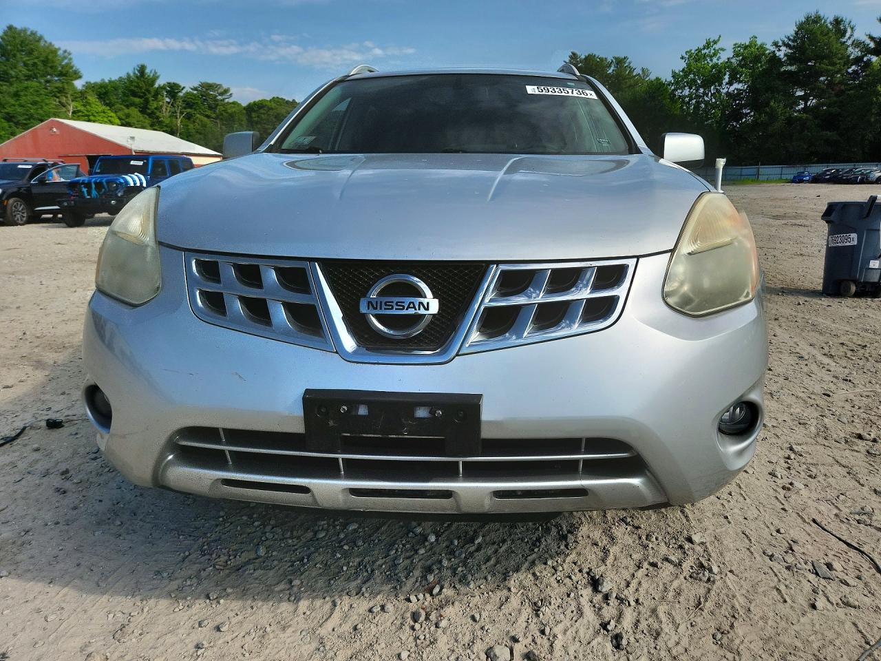 2013 Nissan Rogue S Silver vin: JN8AS5MV0DW651640