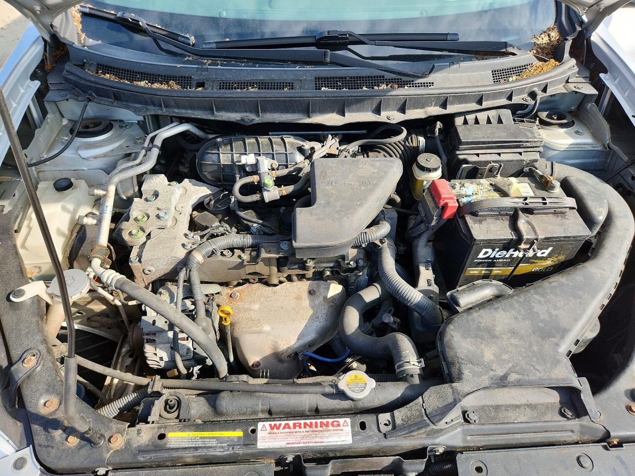 2013 Nissan Rogue S Silver vin: JN8AS5MV0DW651640