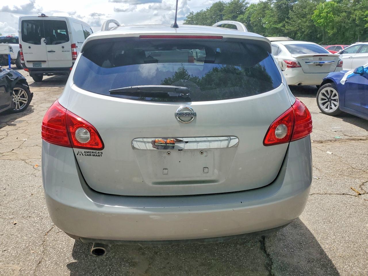 2013 Nissan Rogue S Silver vin: JN8AS5MV0DW654053