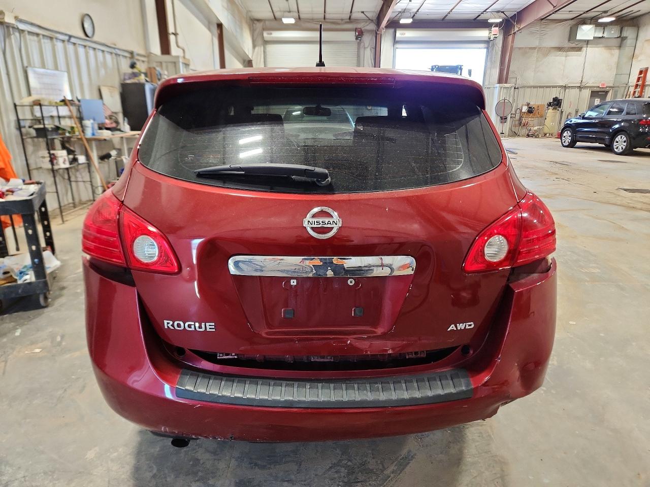 2013 Nissan Rogue S Burgundy vin: JN8AS5MV0DW655669