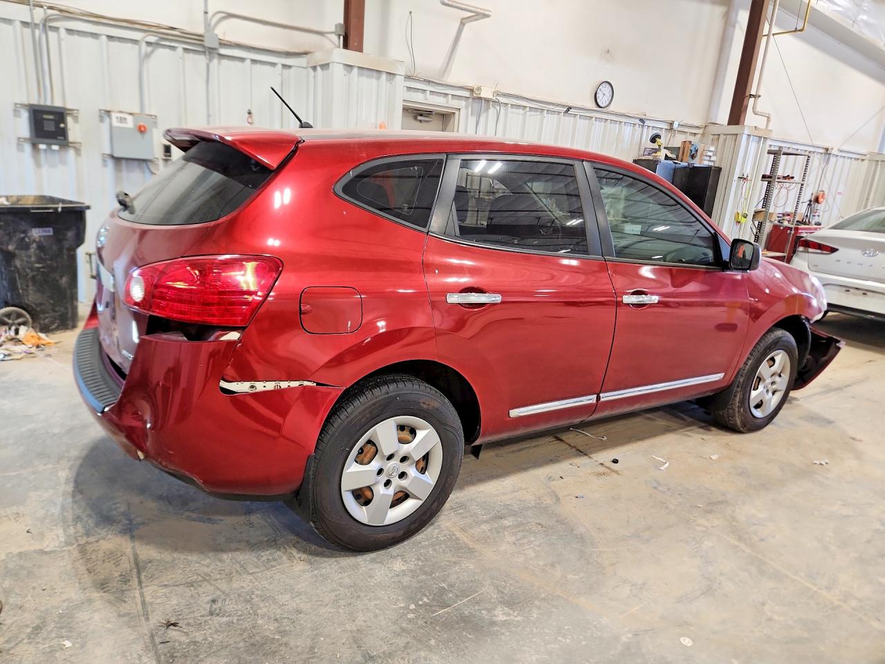 2013 Nissan Rogue S Burgundy vin: JN8AS5MV0DW655669
