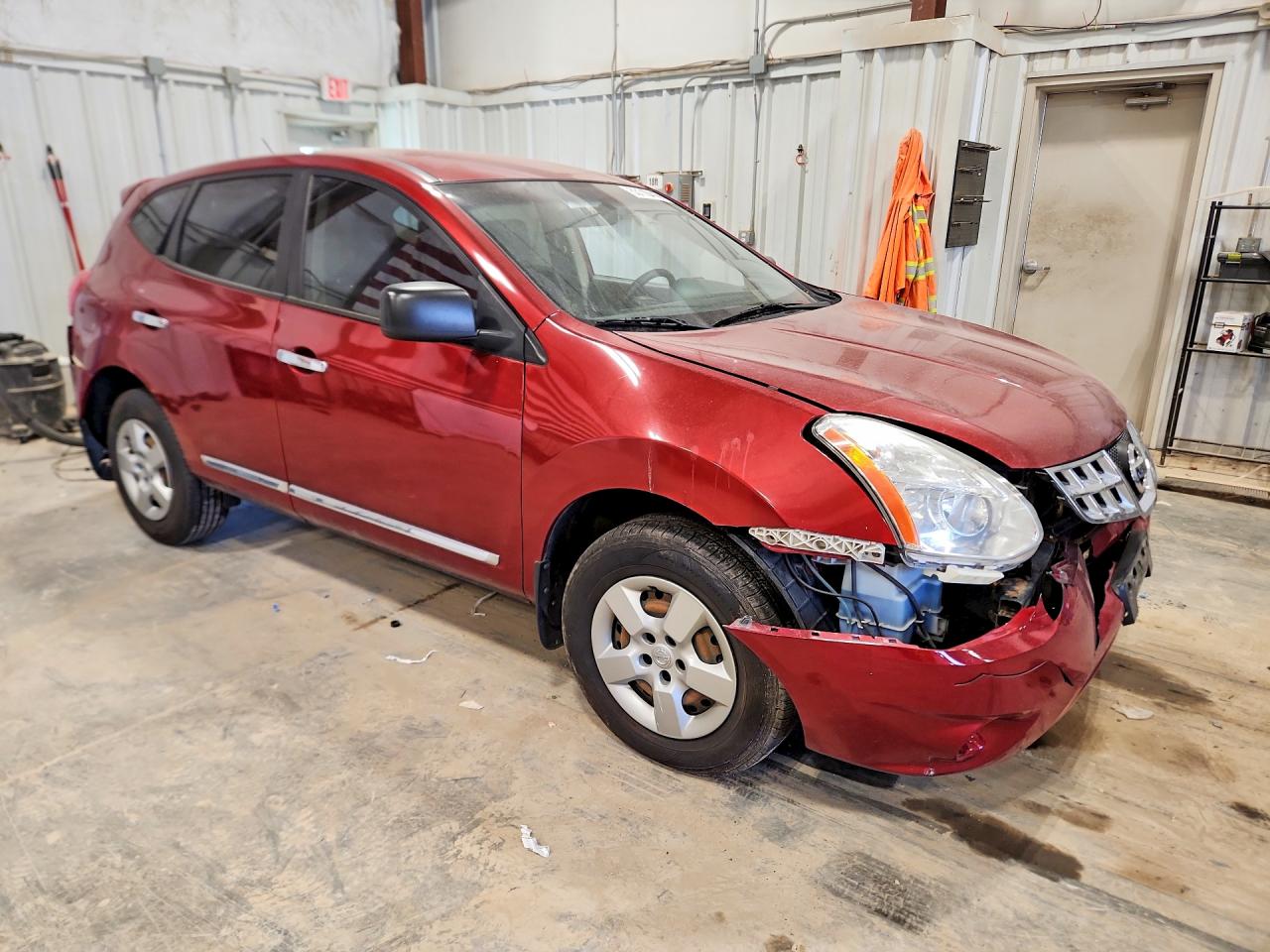 2013 Nissan Rogue S Burgundy vin: JN8AS5MV0DW655669