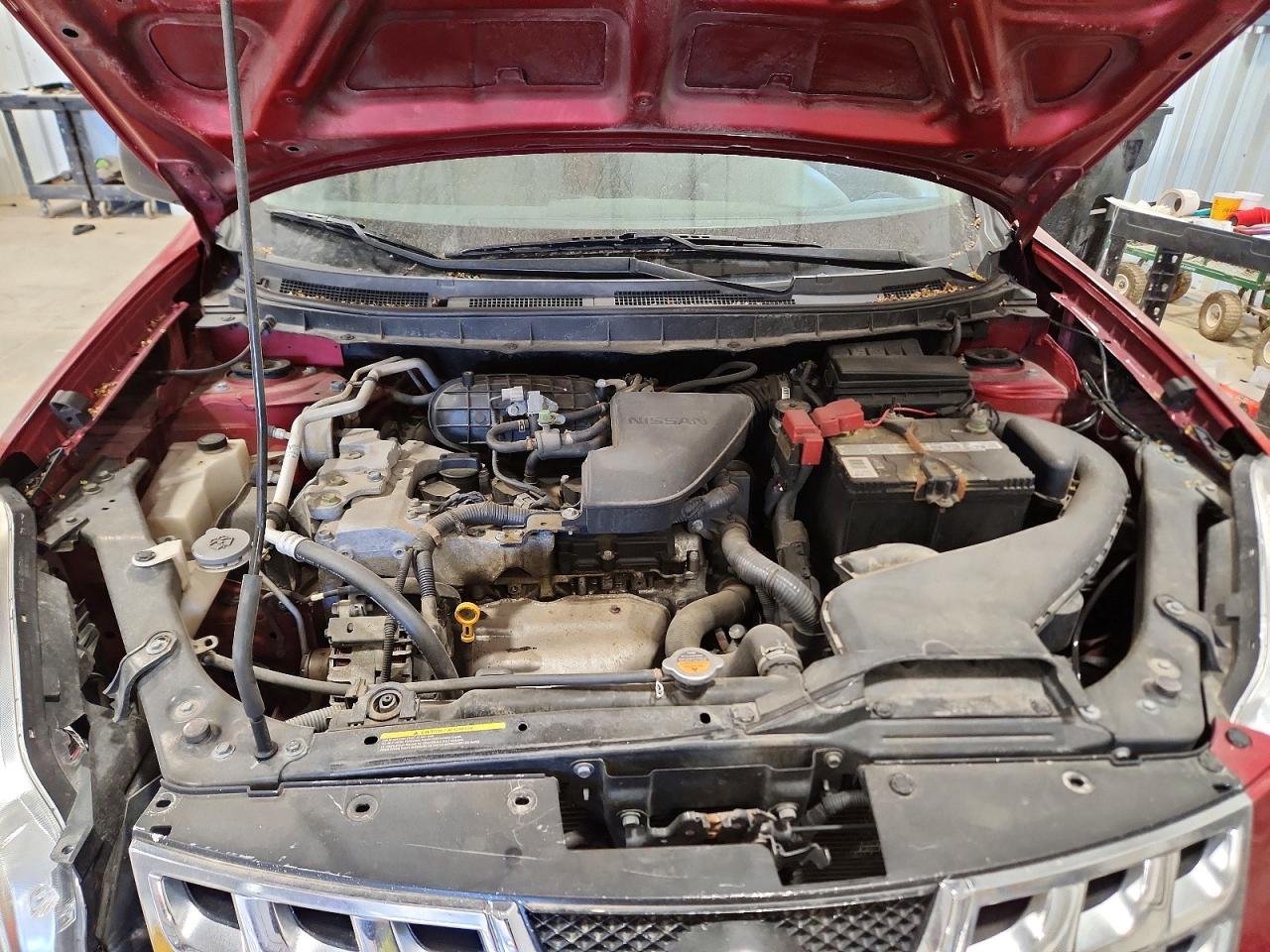 2013 Nissan Rogue S Burgundy vin: JN8AS5MV0DW655669