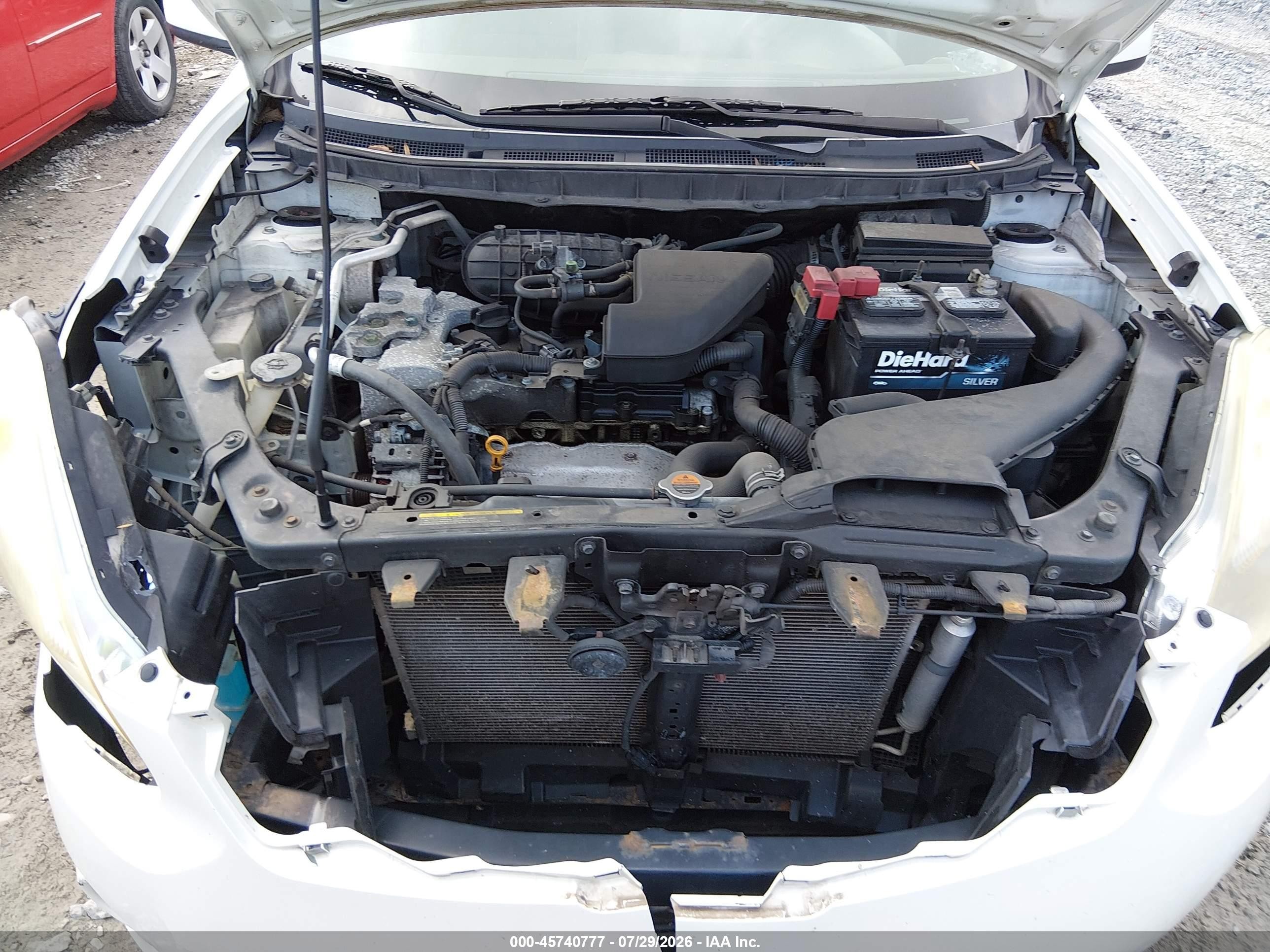 2013 Nissan Rogue S White vin: JN8AS5MV0DW660306