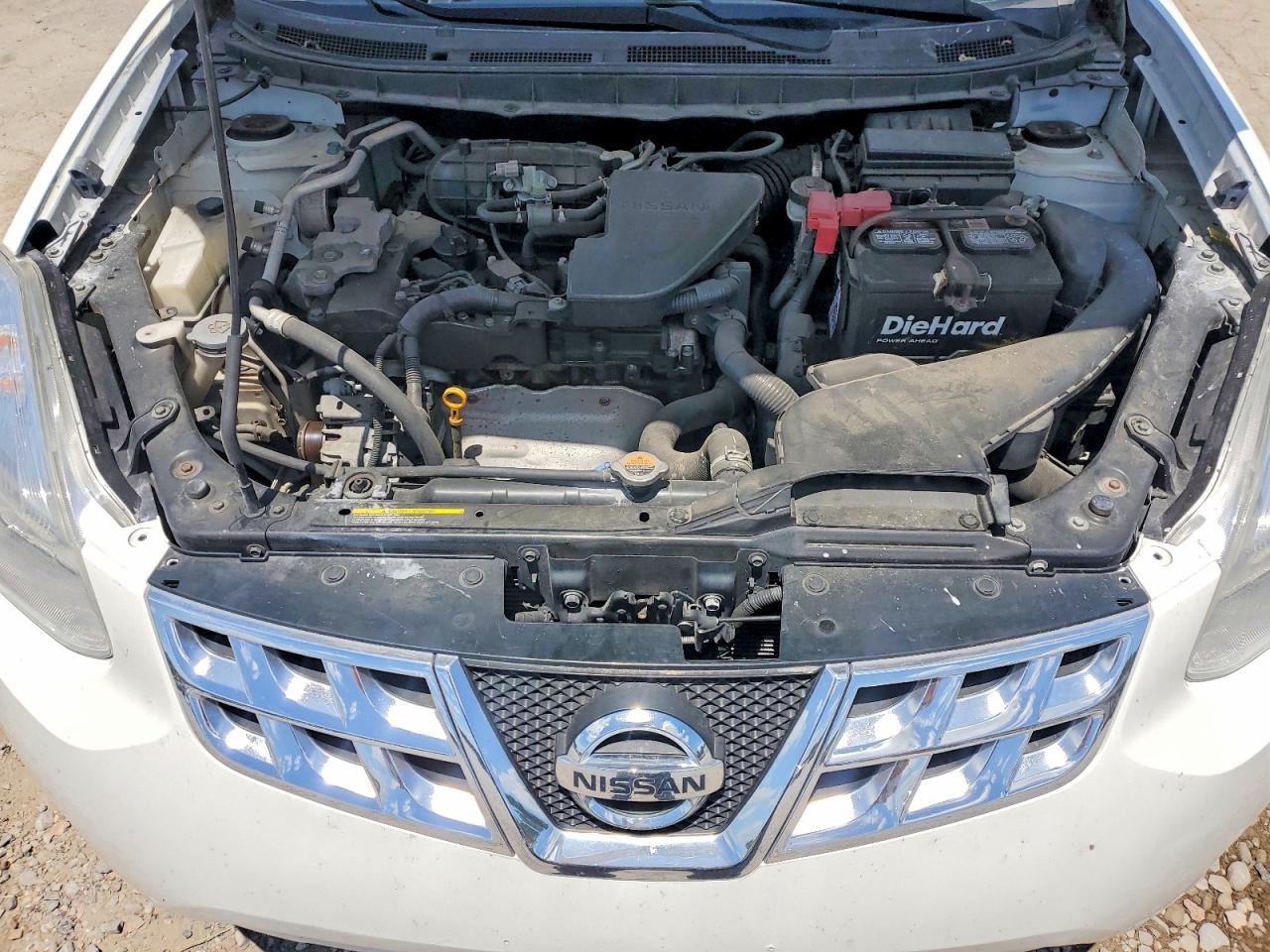 2013 Nissan Rogue S White vin: JN8AS5MV0DW663741