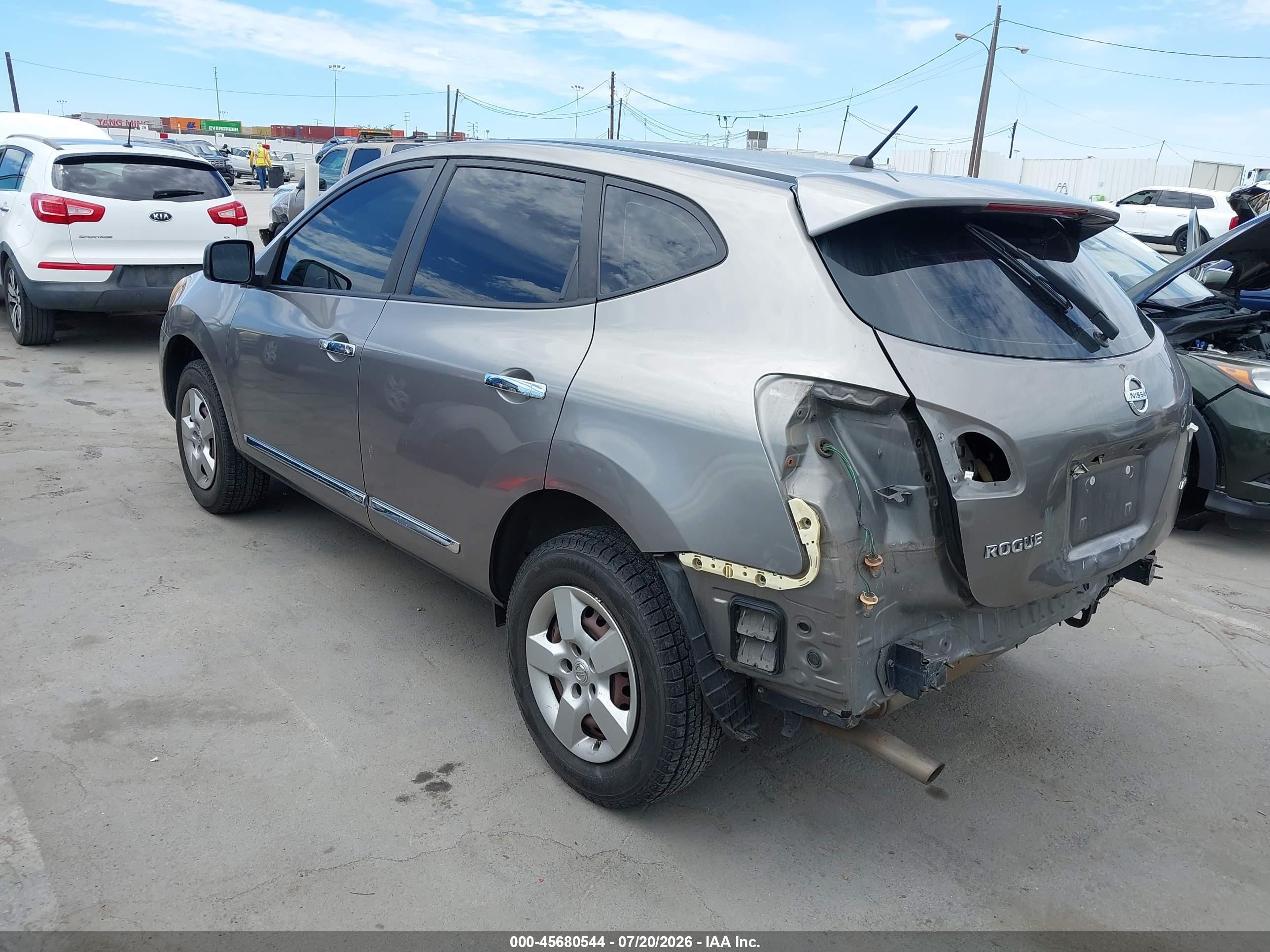 2013 Nissan Rogue S Gray vin: JN8AS5MV0DW664100