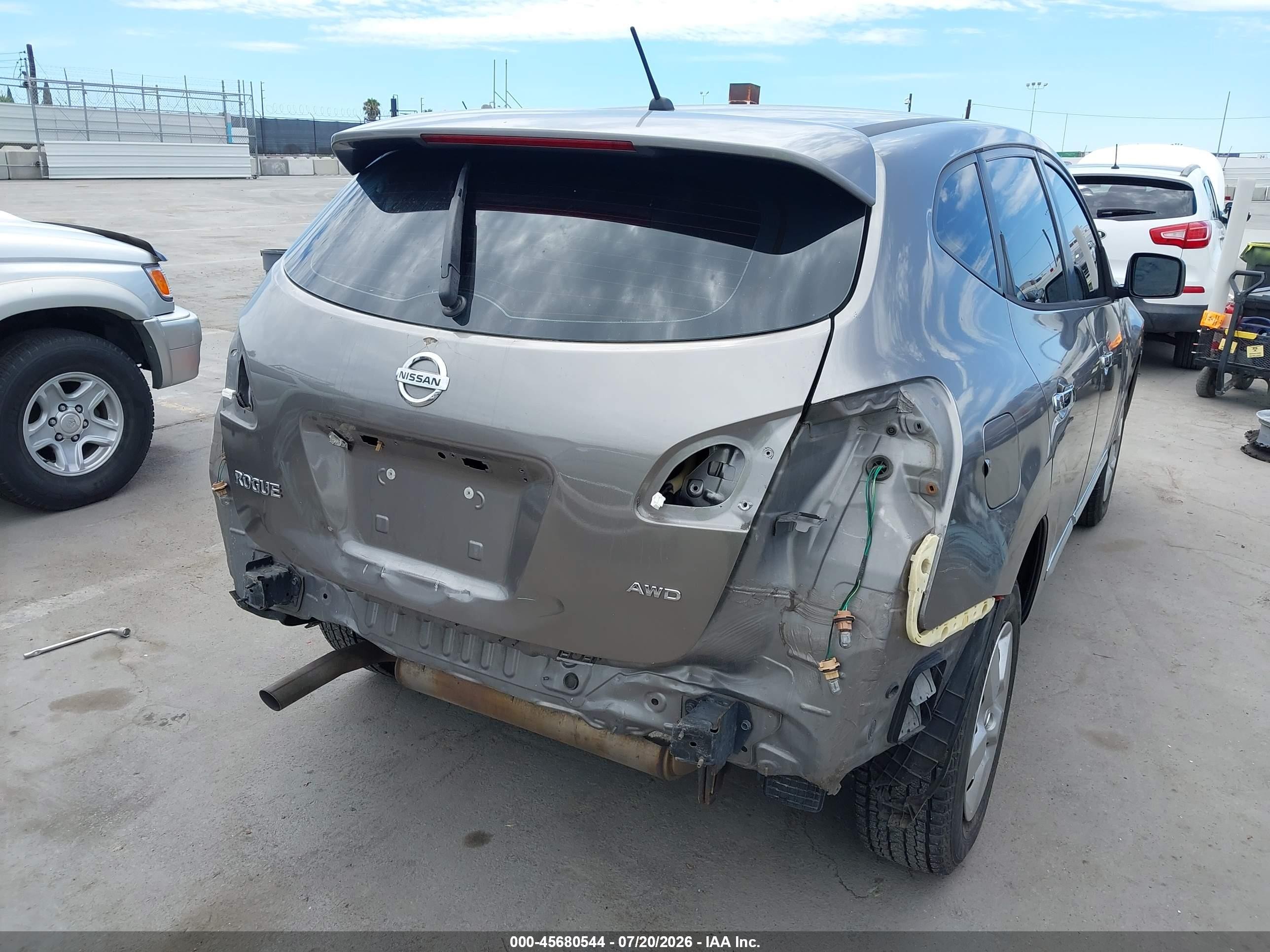 2013 Nissan Rogue S Gray vin: JN8AS5MV0DW664100