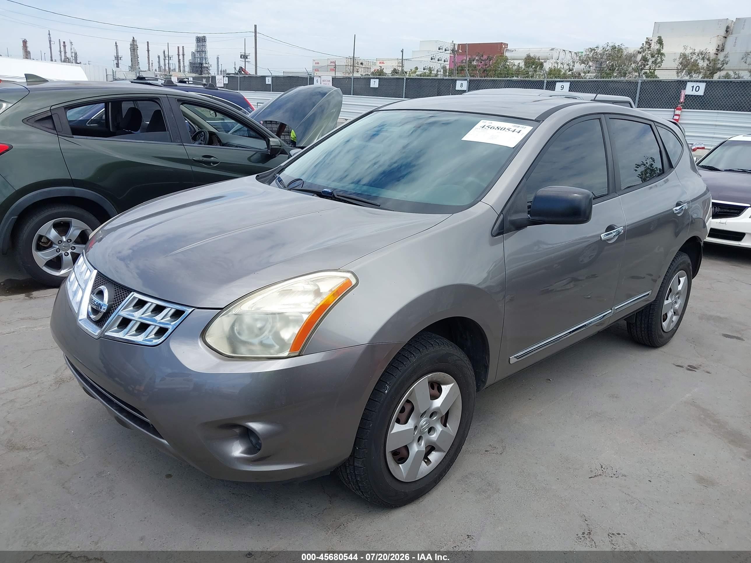 2013 Nissan Rogue S Gray vin: JN8AS5MV0DW664100