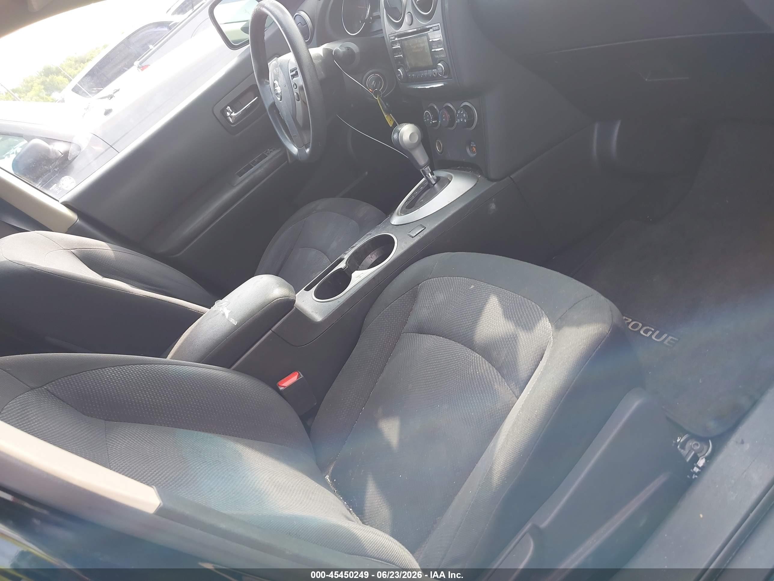 2013 Nissan Rogue S Black vin: JN8AS5MV0DW665229