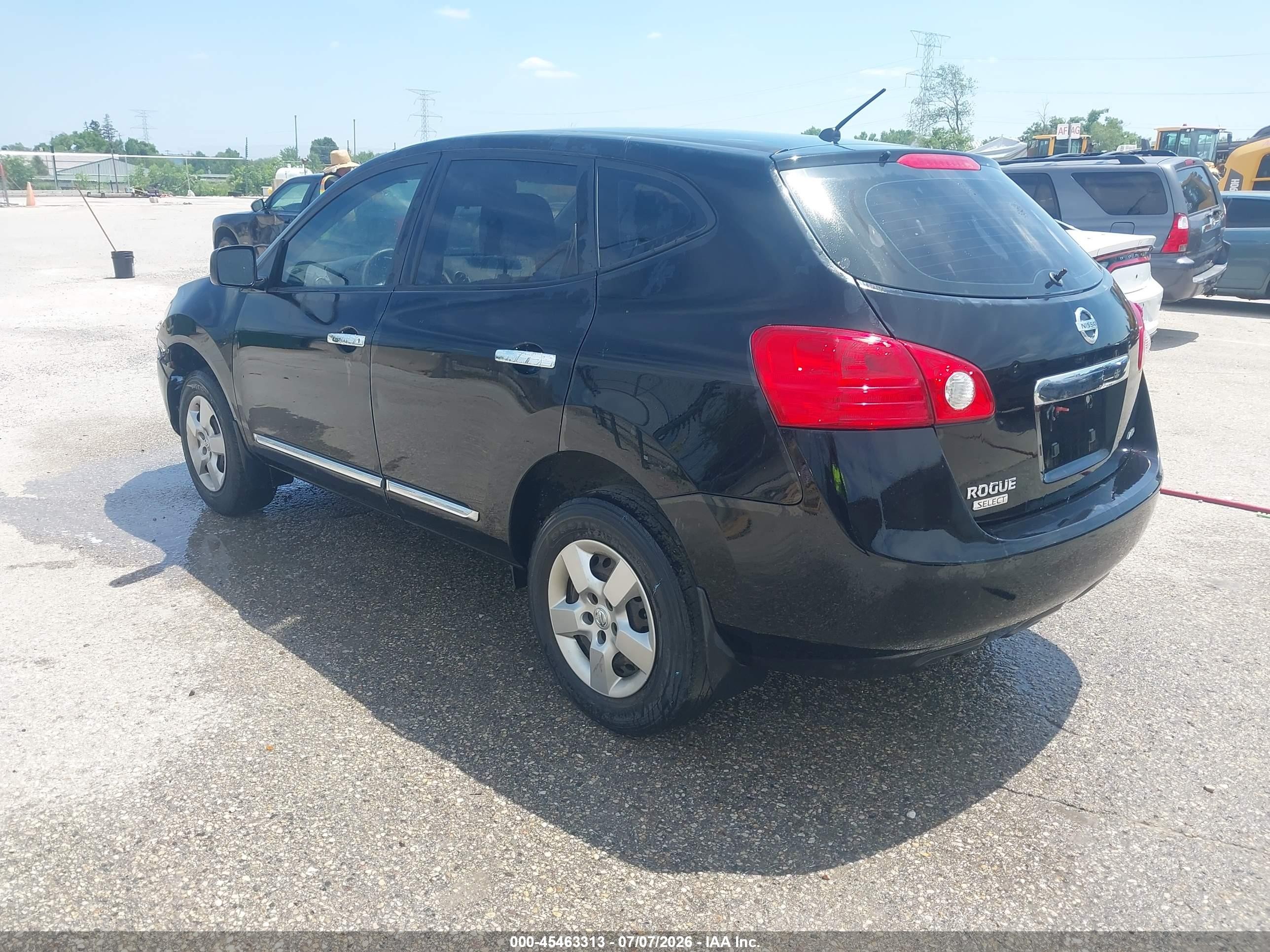 2014 Nissan Rogue Select S Black vin: JN8AS5MV0EW201889
