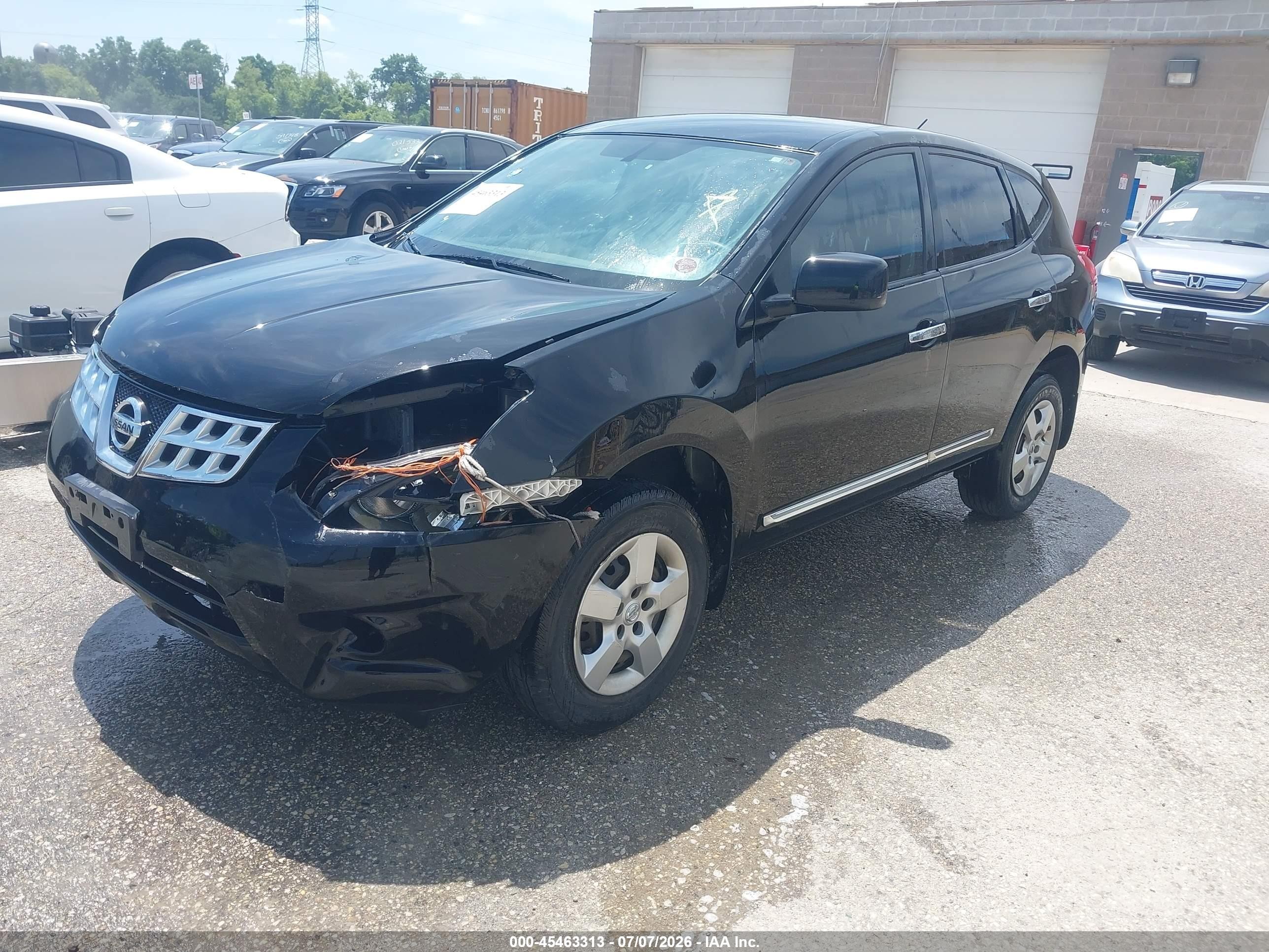 2014 Nissan Rogue Select S Black vin: JN8AS5MV0EW201889