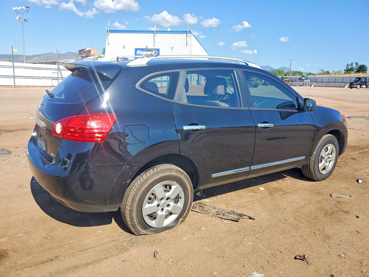 2014 Nissan Rogue Select S Черный vin: JN8AS5MV0EW704497