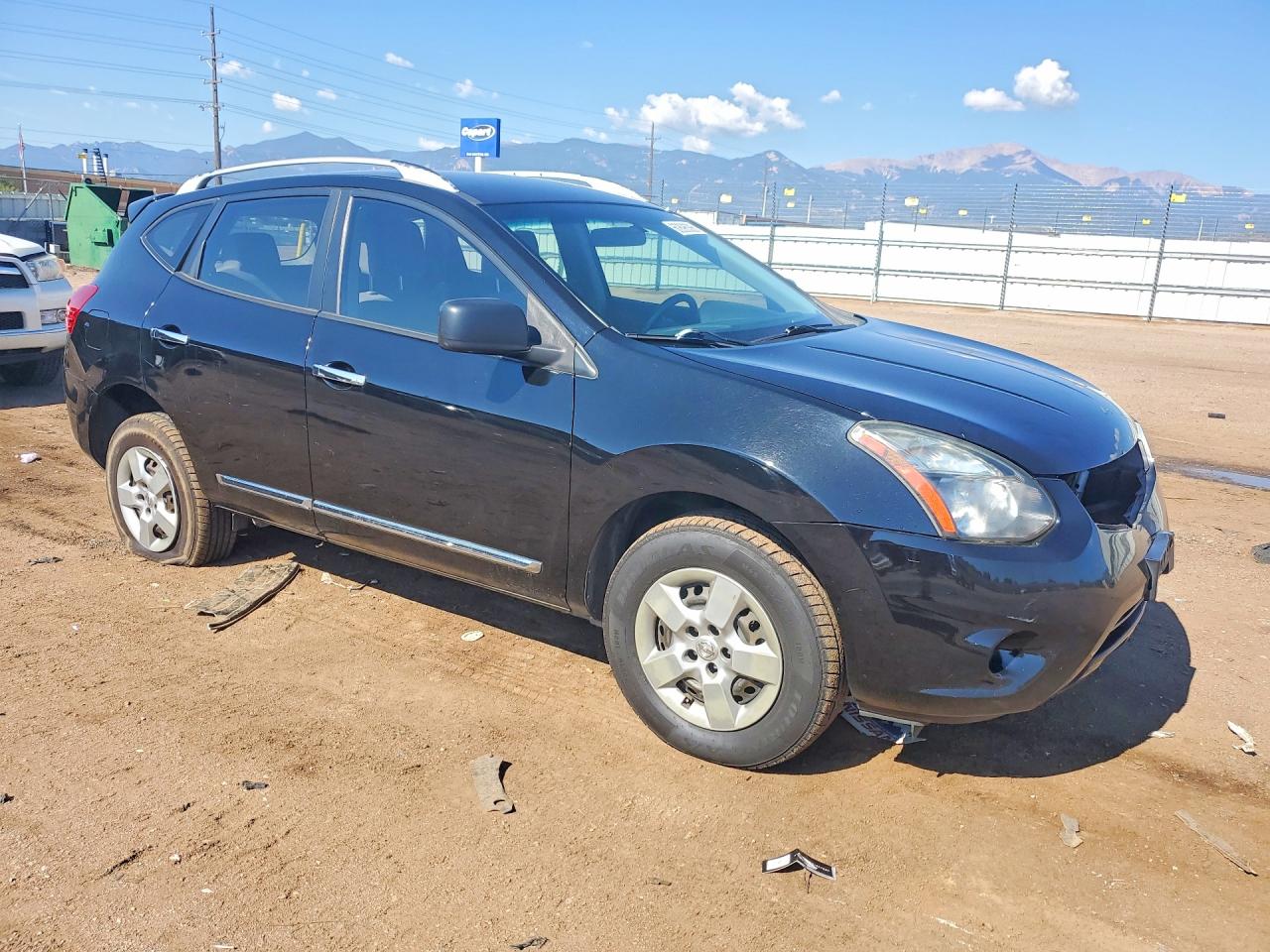 2014 Nissan Rogue Select S Черный vin: JN8AS5MV0EW704497