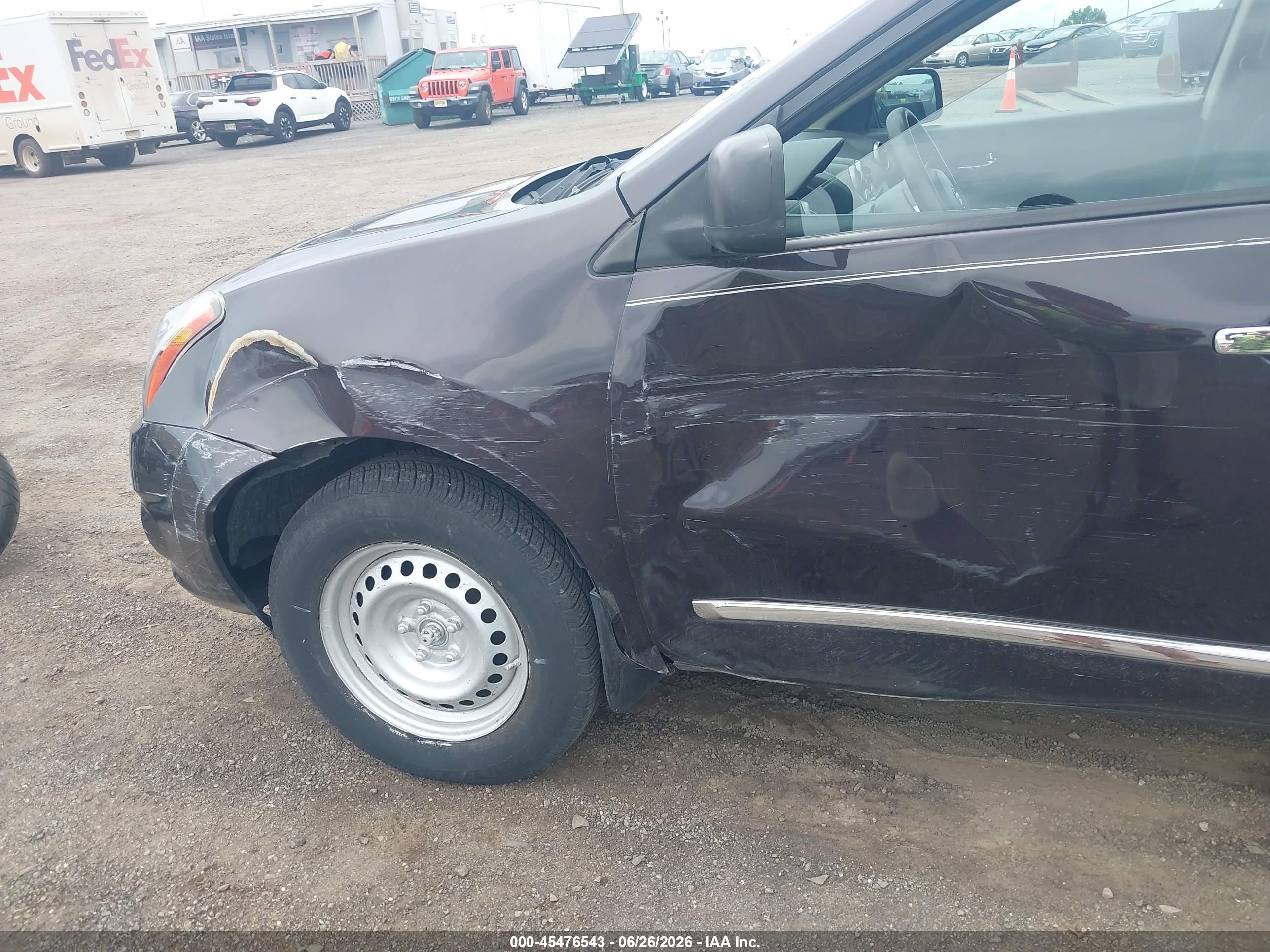 2014 Nissan Rogue Select S Серый vin: JN8AS5MV0EW704760
