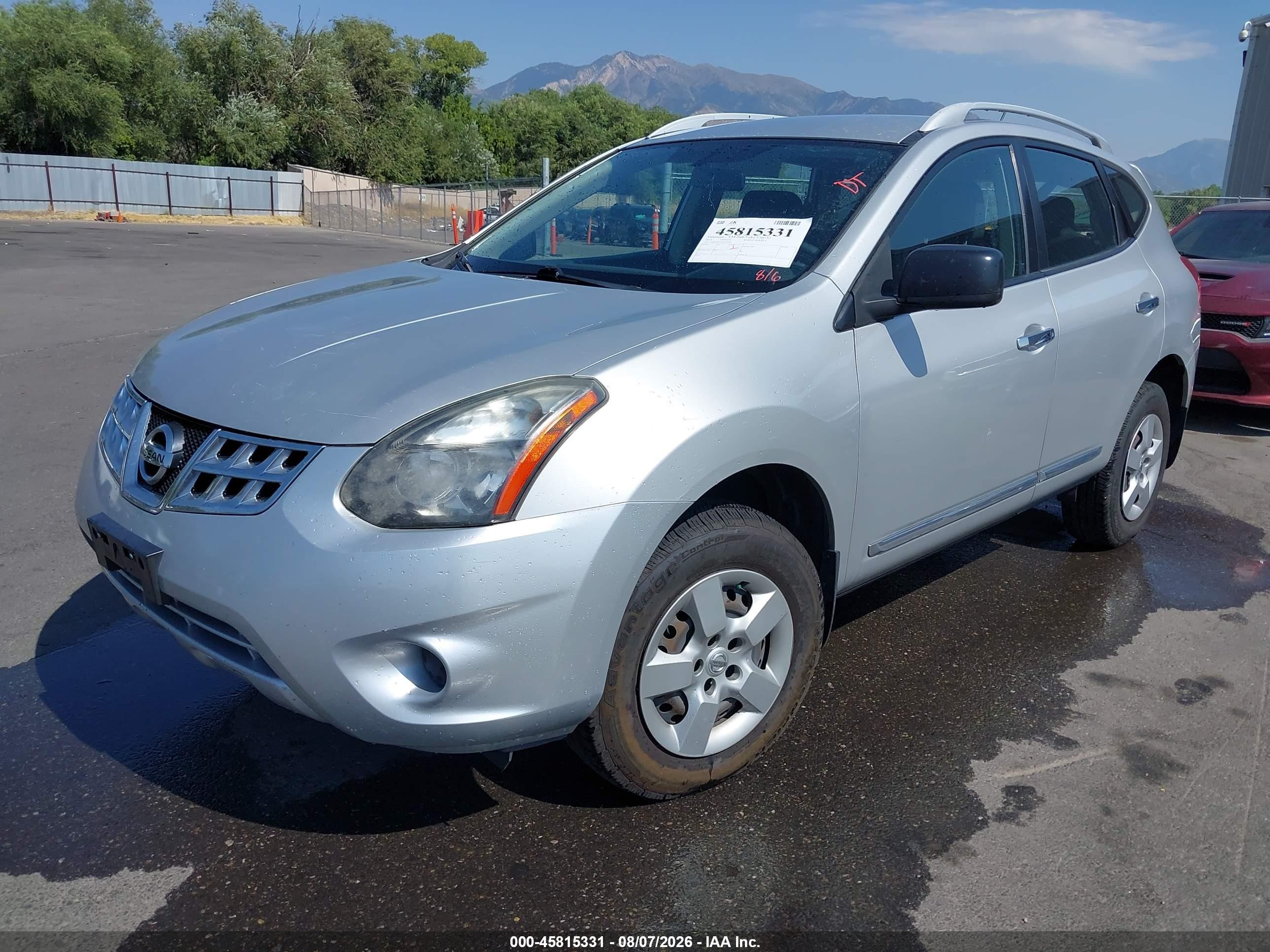 2014 Nissan Rogue Select S Silver vin: JN8AS5MV0EW705987