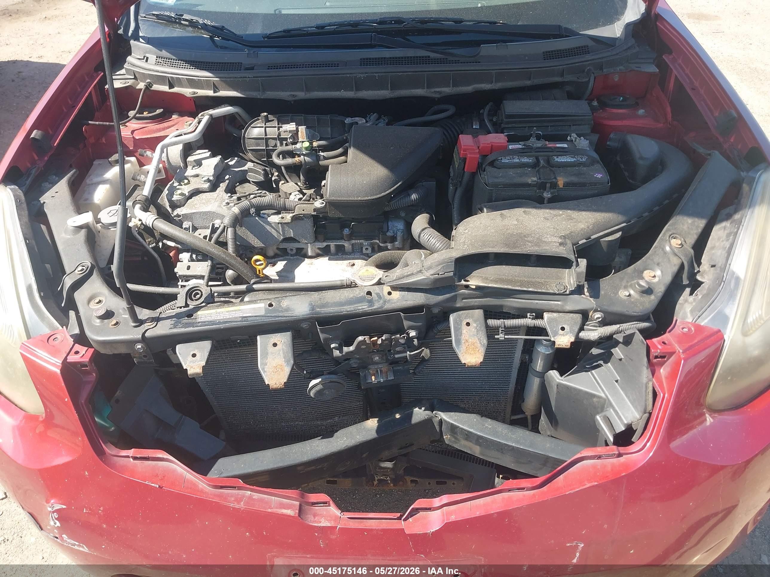 2014 Nissan Rogue Select S Red vin: JN8AS5MV0EW715578