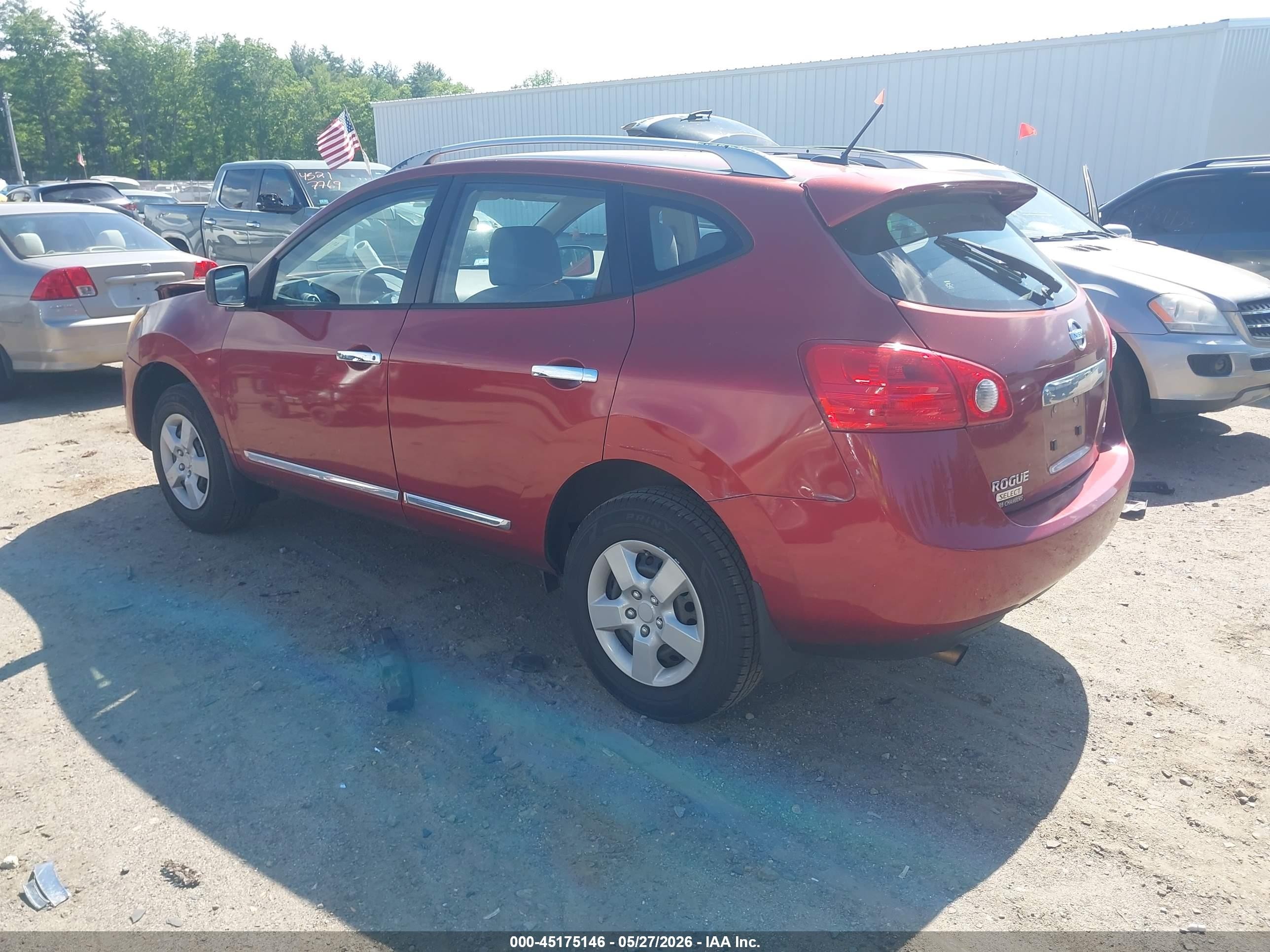 2014 Nissan Rogue Select S Red vin: JN8AS5MV0EW715578
