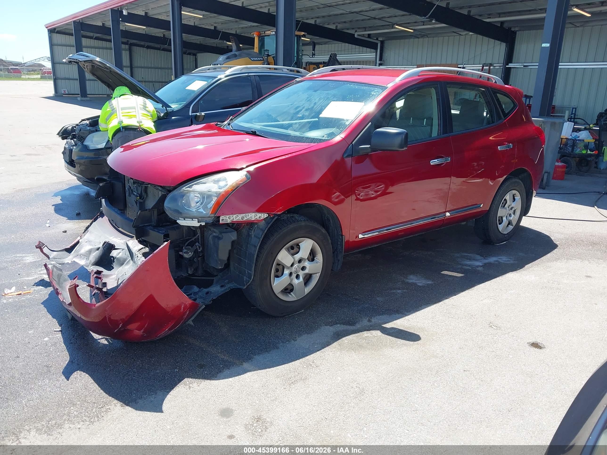 2014 Nissan Rogue Select S Red vin: JN8AS5MV0EW716360