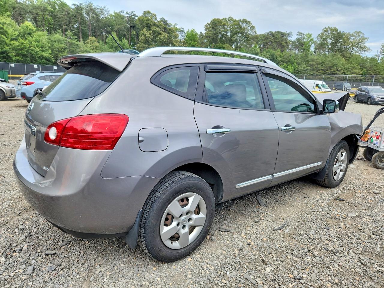 2014 Nissan Rogue Select S Gray vin: JN8AS5MV0EW716875
