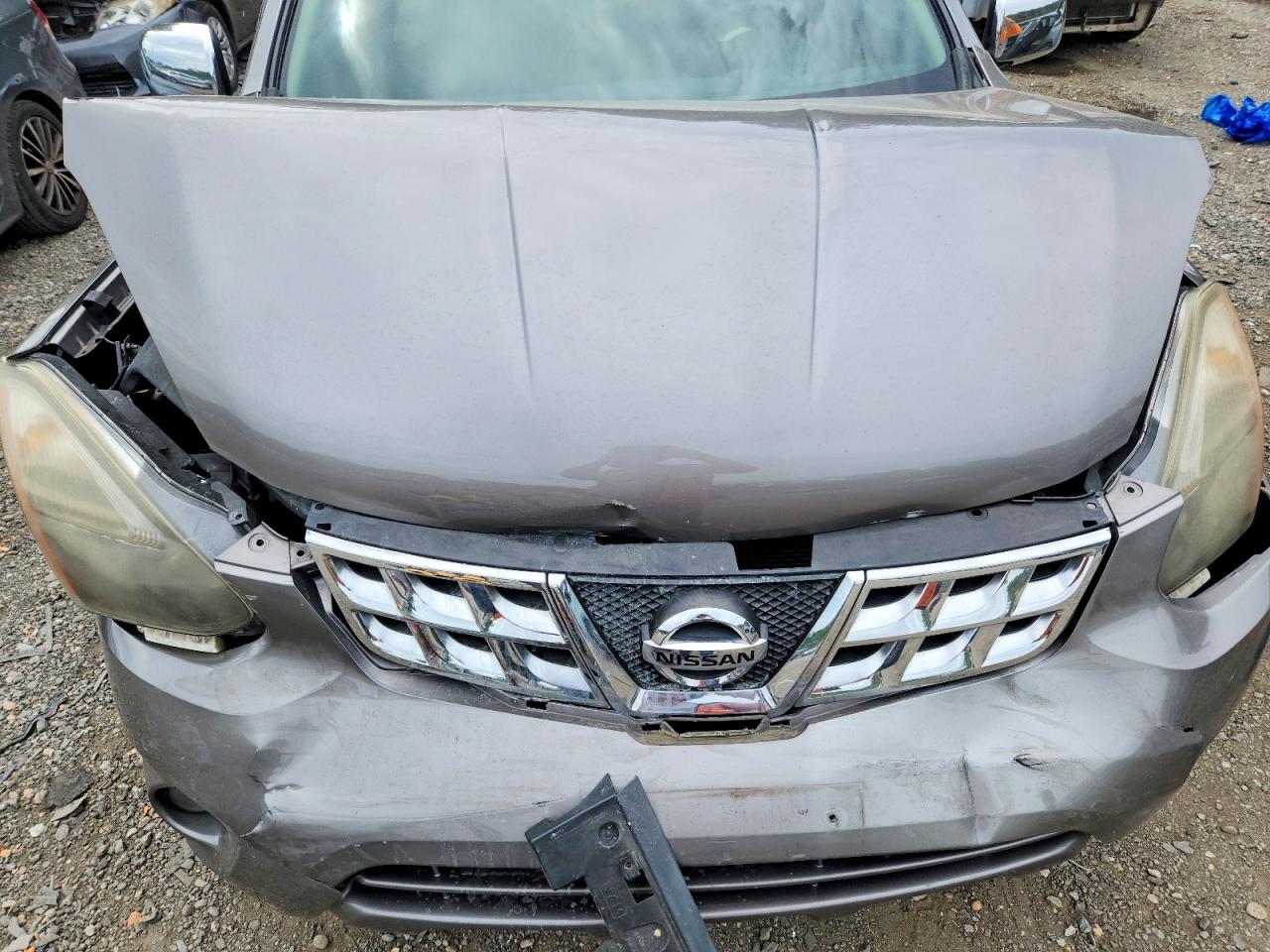 2014 Nissan Rogue Select S Gray vin: JN8AS5MV0EW716875