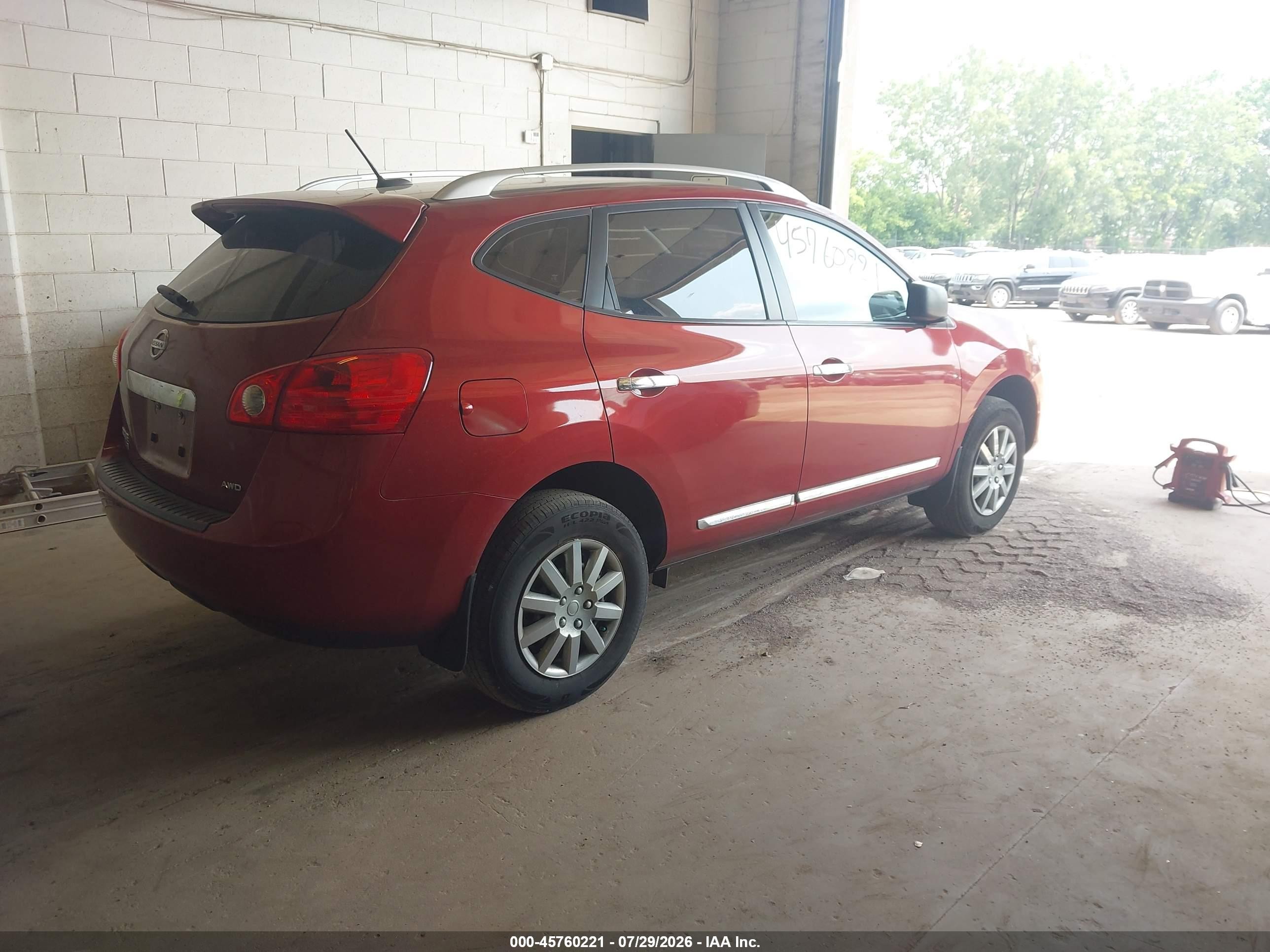 2015 Nissan Rogue Select S Red vin: JN8AS5MV0FW254738