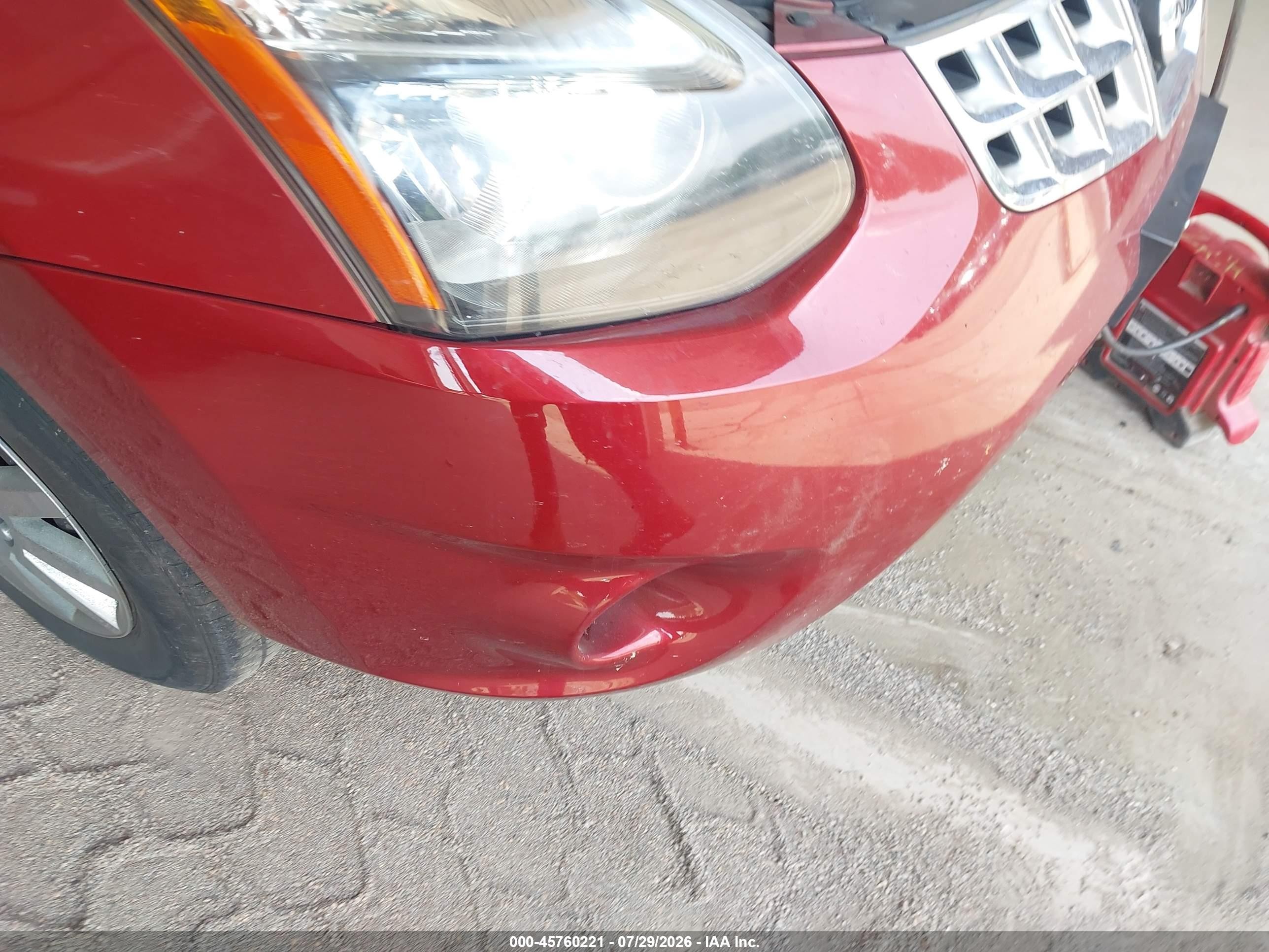 2015 Nissan Rogue Select S Red vin: JN8AS5MV0FW254738