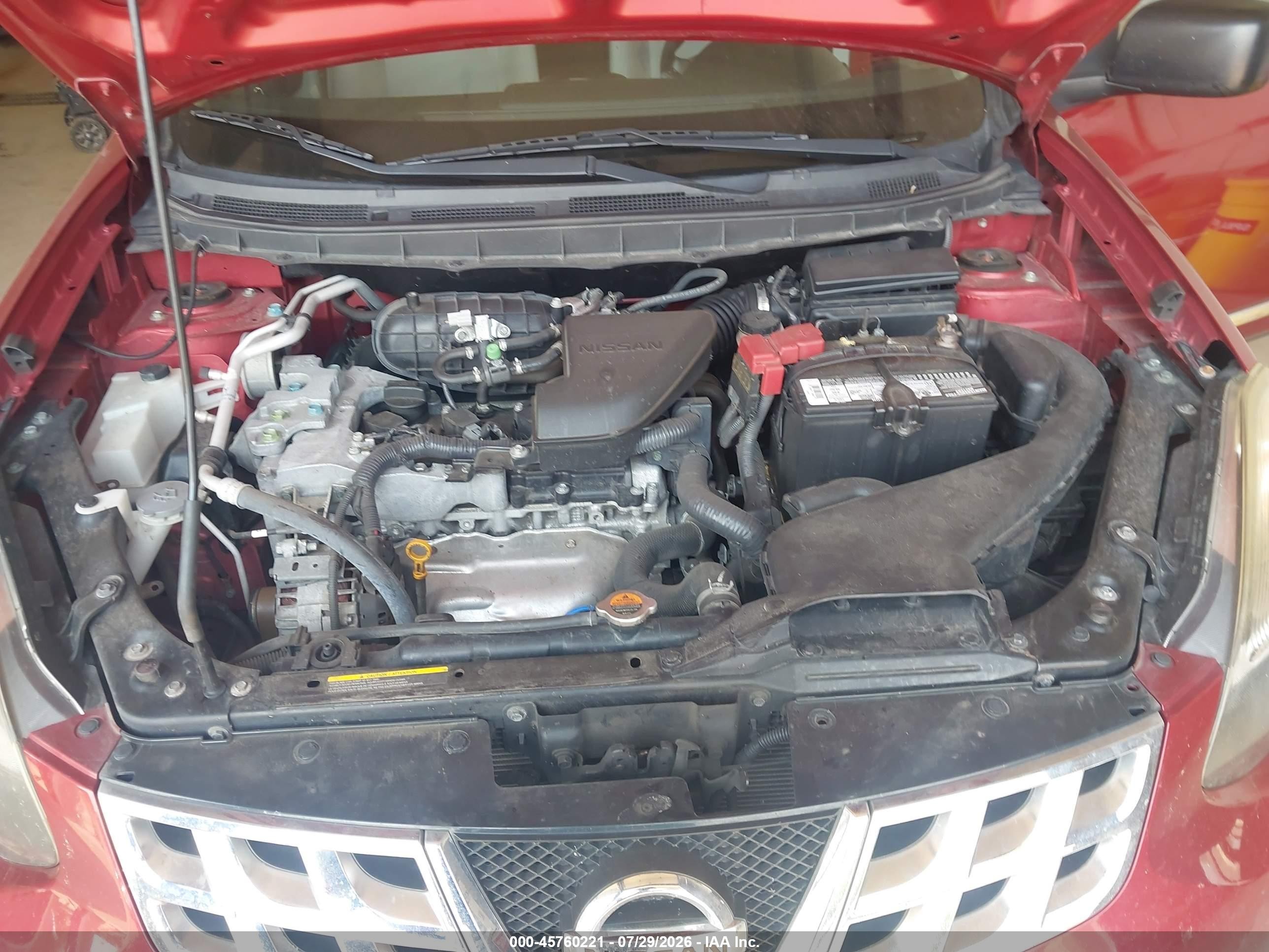 2015 Nissan Rogue Select S Red vin: JN8AS5MV0FW254738