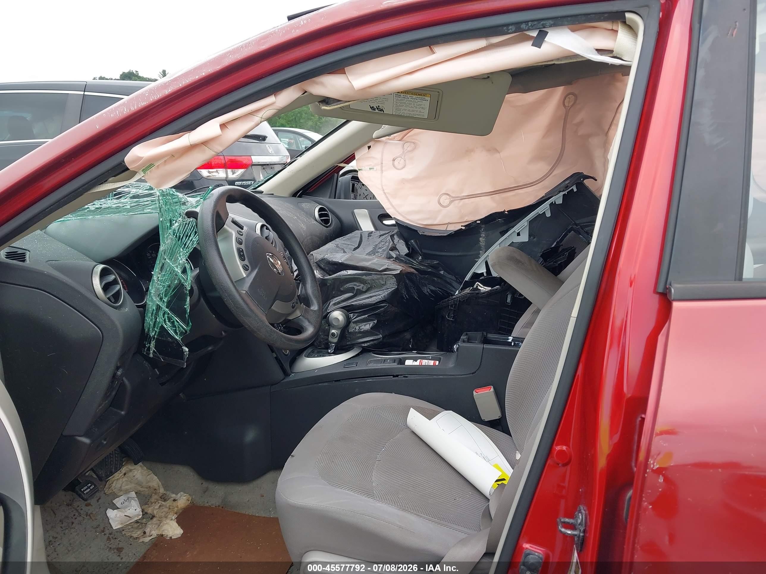 2015 Nissan Rogue Select S Красный vin: JN8AS5MV0FW750493