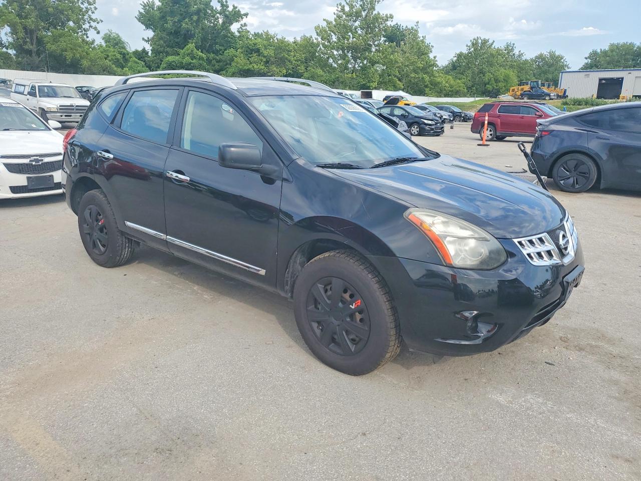 2015 Nissan Rogue Select S Black vin: JN8AS5MV0FW751241