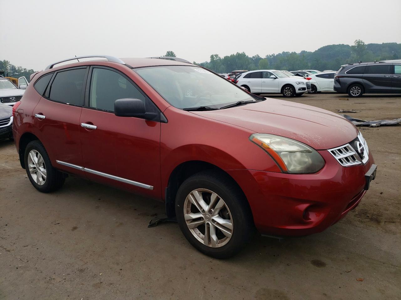 2015 Nissan Rogue Select S Red vin: JN8AS5MV0FW759971
