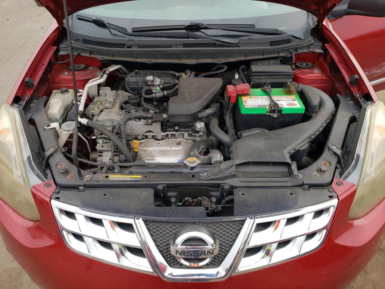 2015 Nissan Rogue Select S Red vin: JN8AS5MV0FW759971