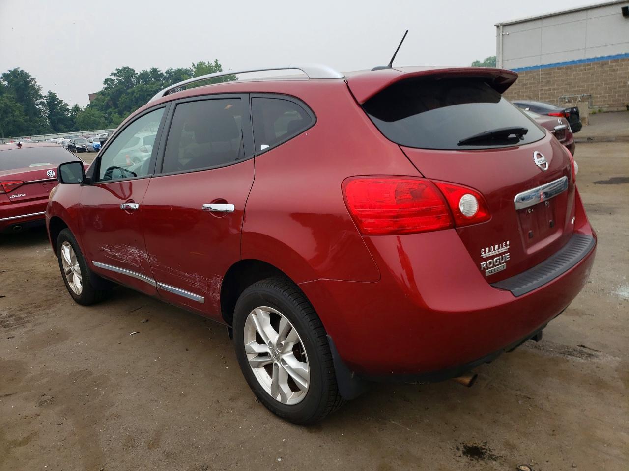2015 Nissan Rogue Select S Red vin: JN8AS5MV0FW759971
