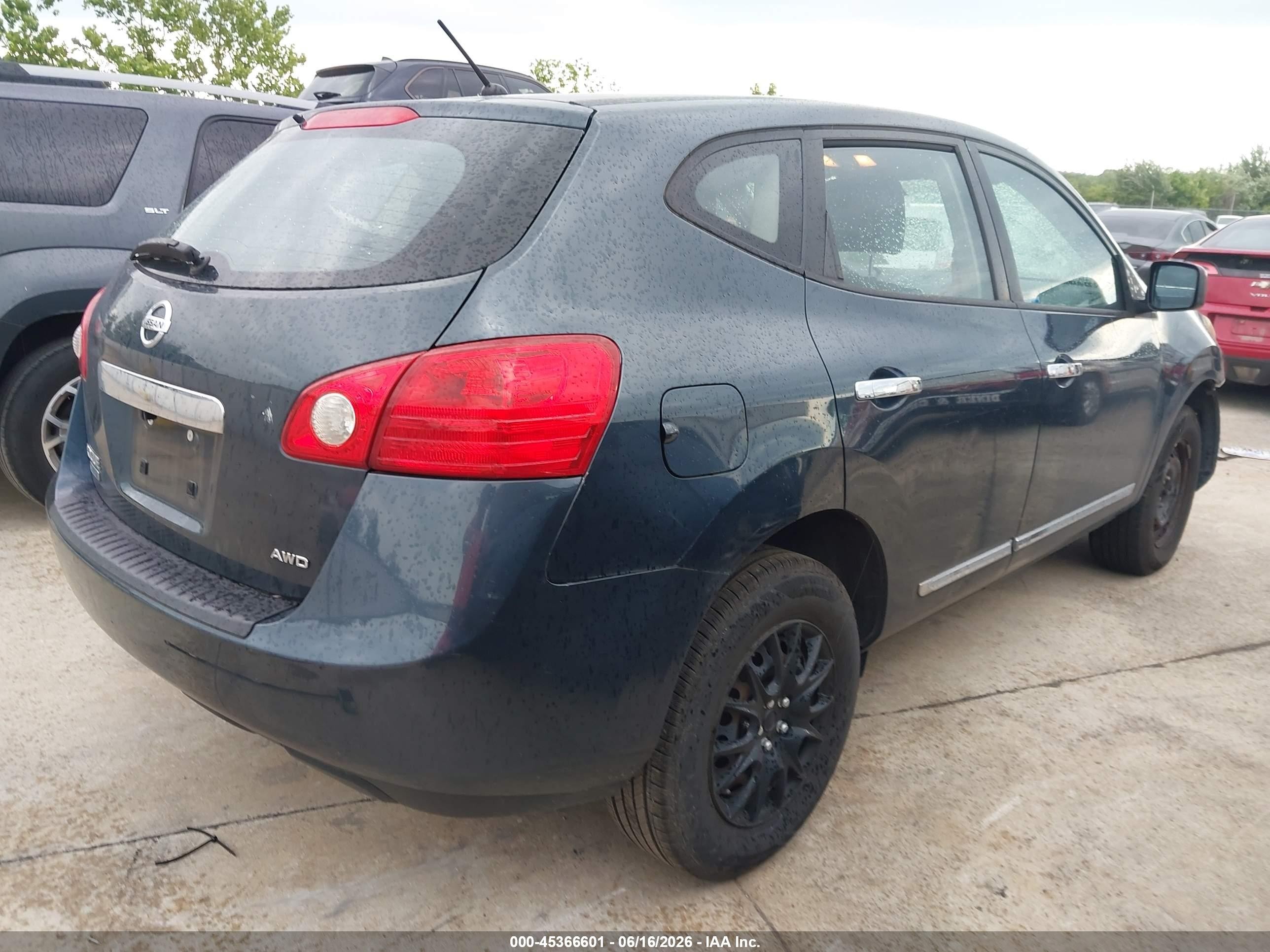 2015 Nissan Rogue Select S Blue vin: JN8AS5MV0FW764118