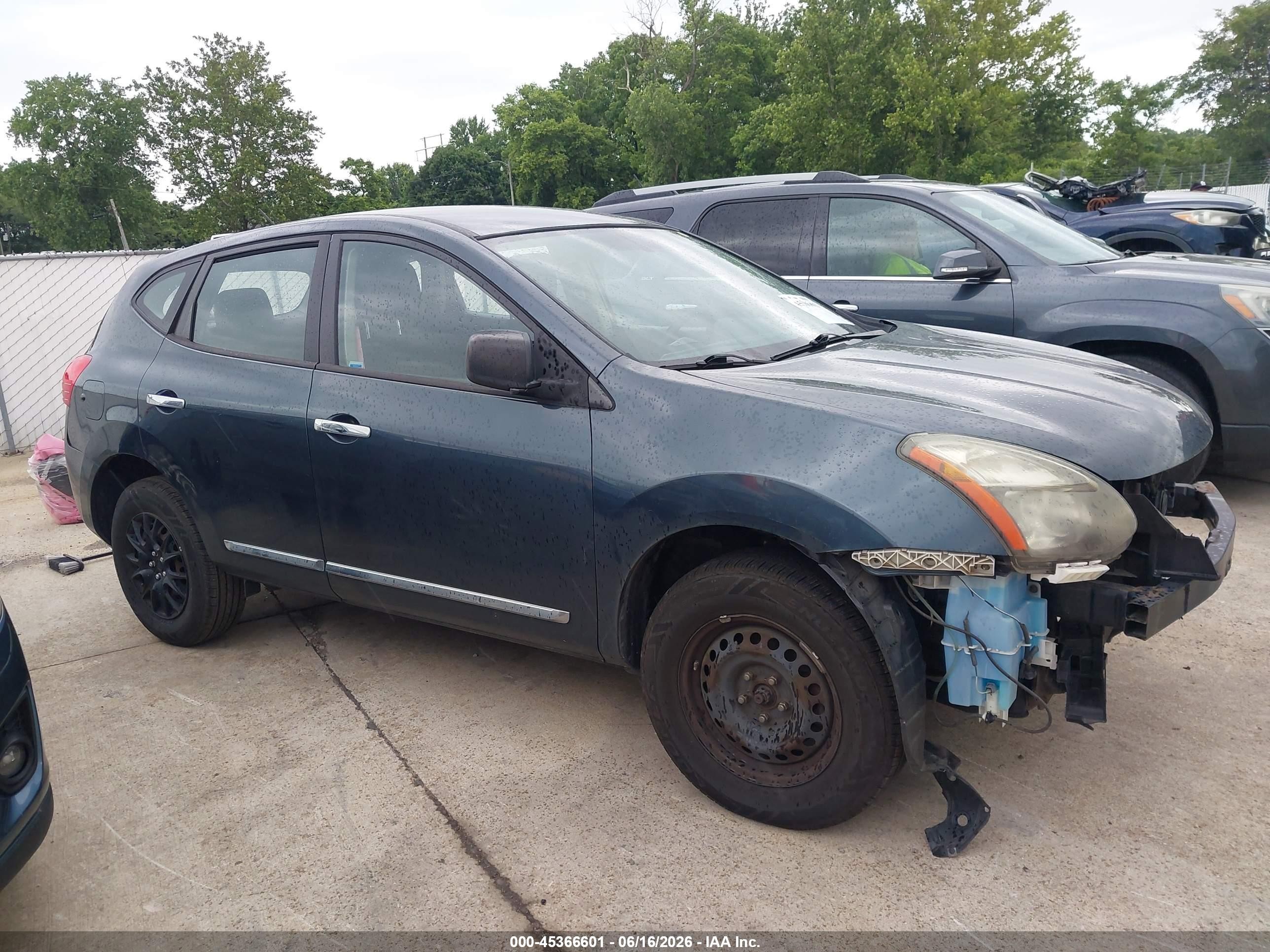 2015 Nissan Rogue Select S Blue vin: JN8AS5MV0FW764118