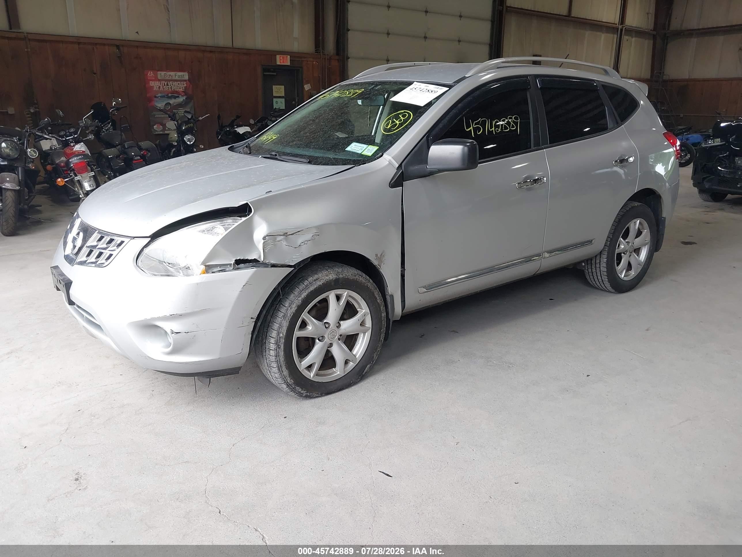 2015 Nissan Rogue Select S Gray vin: JN8AS5MV0FW765480