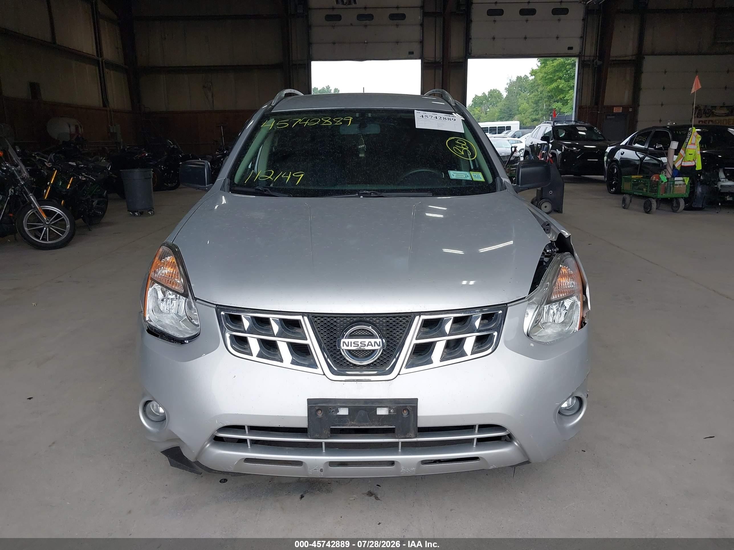 2015 Nissan Rogue Select S Gray vin: JN8AS5MV0FW765480