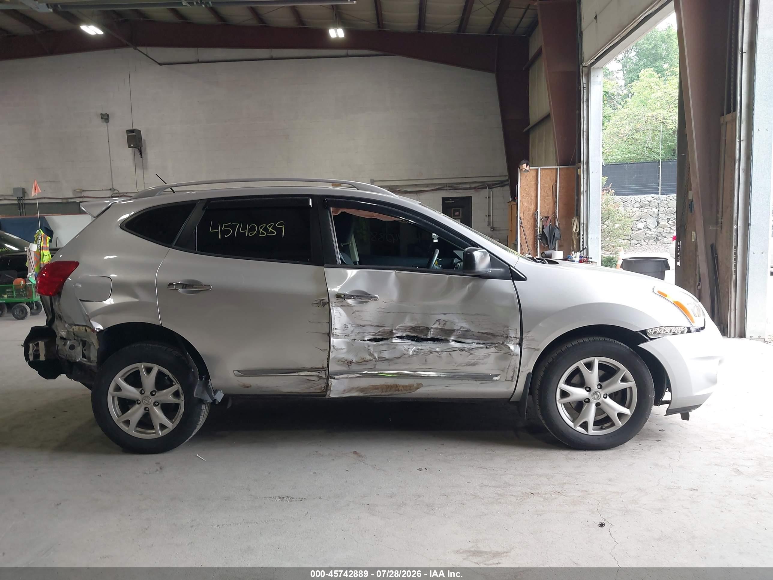 2015 Nissan Rogue Select S Gray vin: JN8AS5MV0FW765480