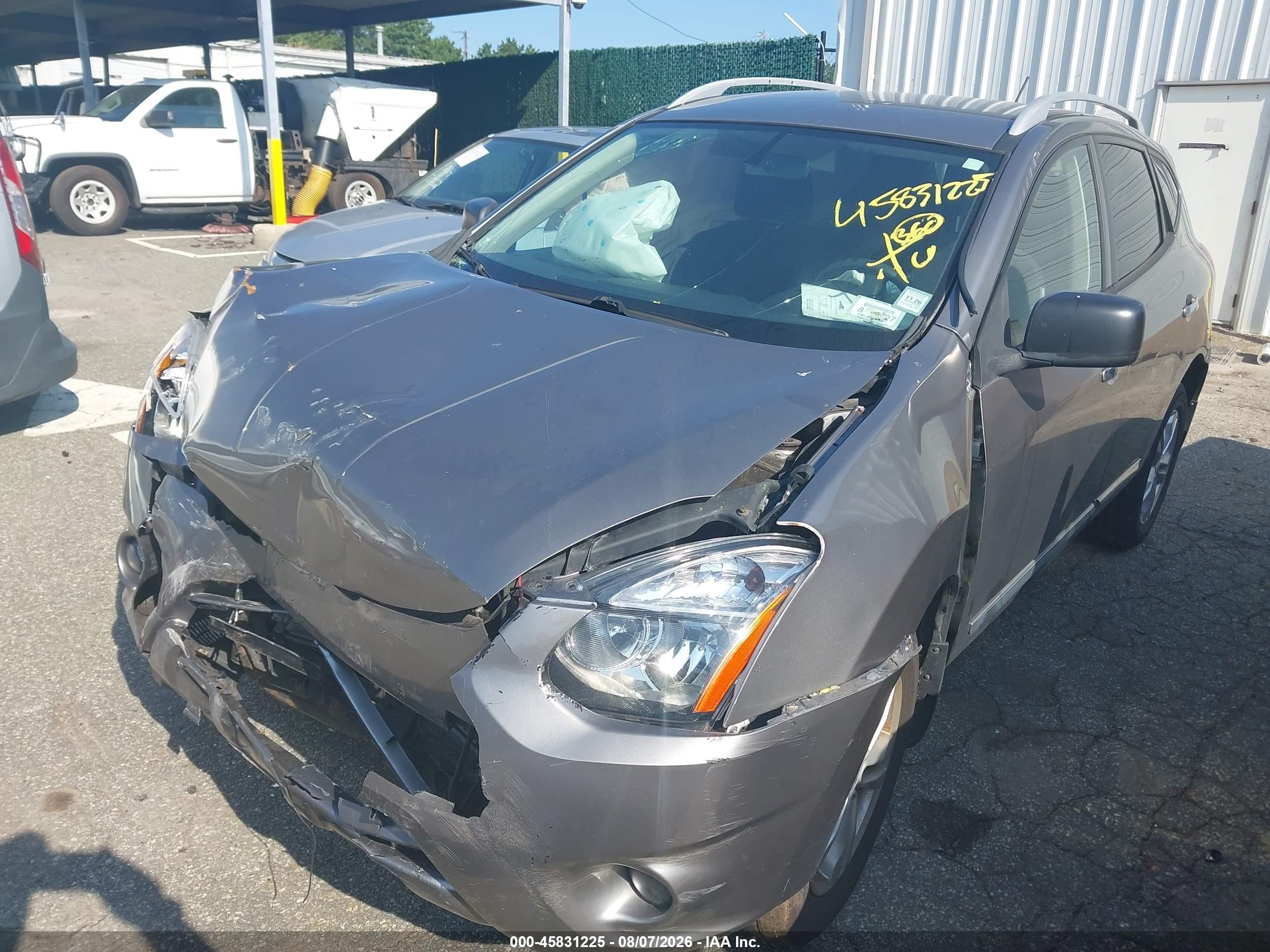 2015 Nissan Rogue Select S Gray vin: JN8AS5MV0FW765950