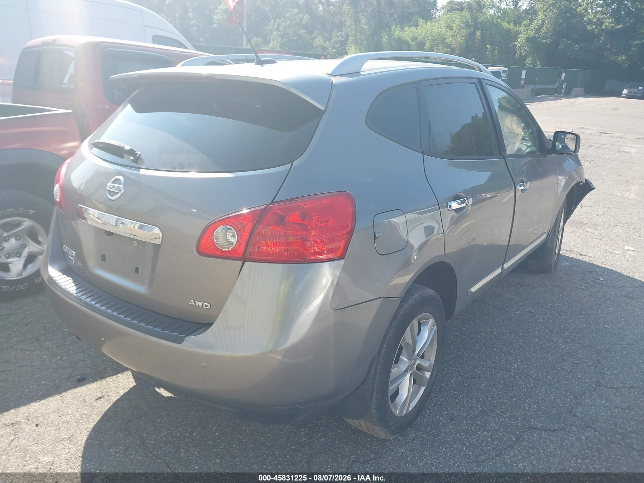 2015 Nissan Rogue Select S Gray vin: JN8AS5MV0FW765950