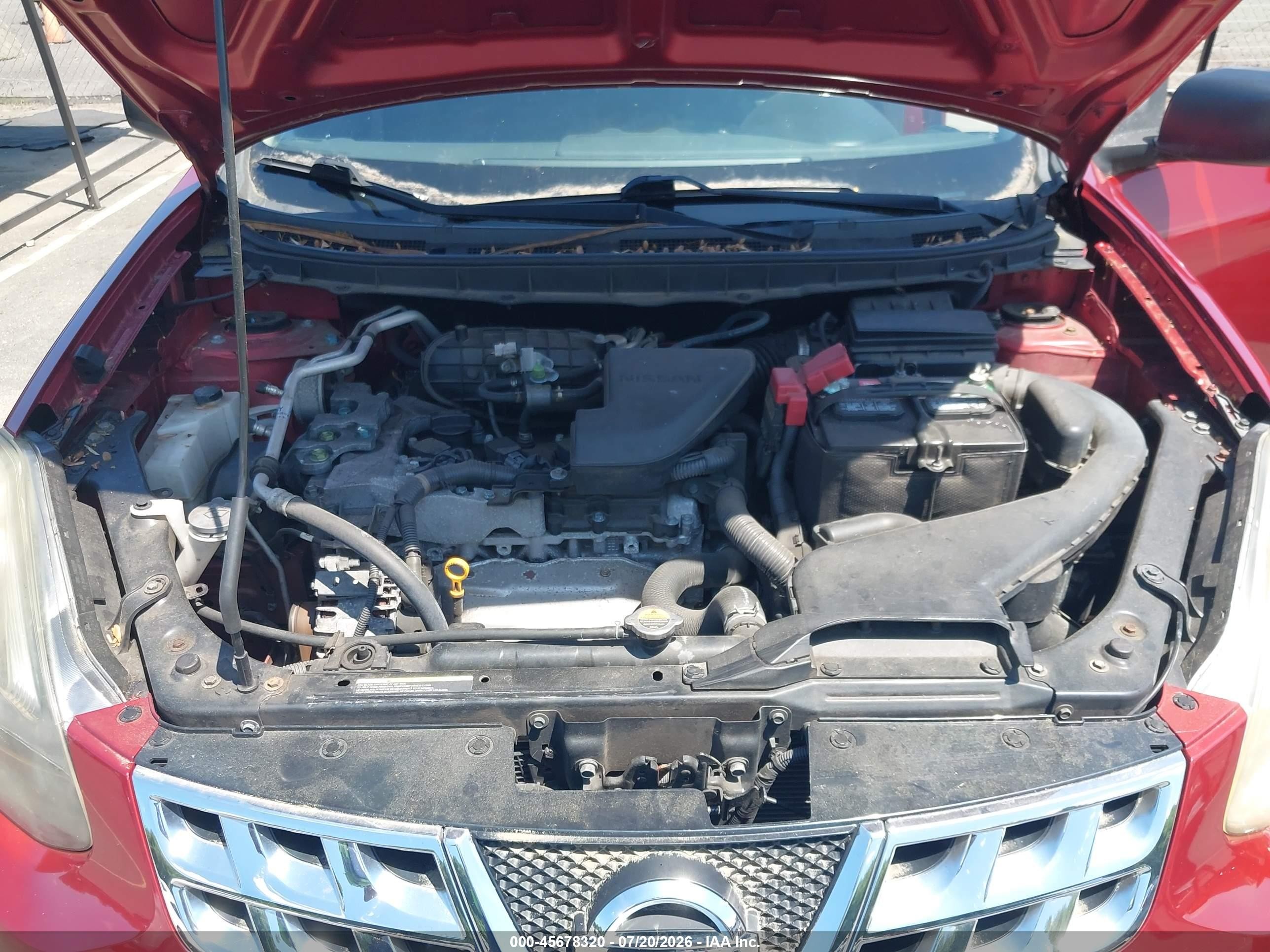 2015 Nissan Rogue Select S Red vin: JN8AS5MV0FW766502