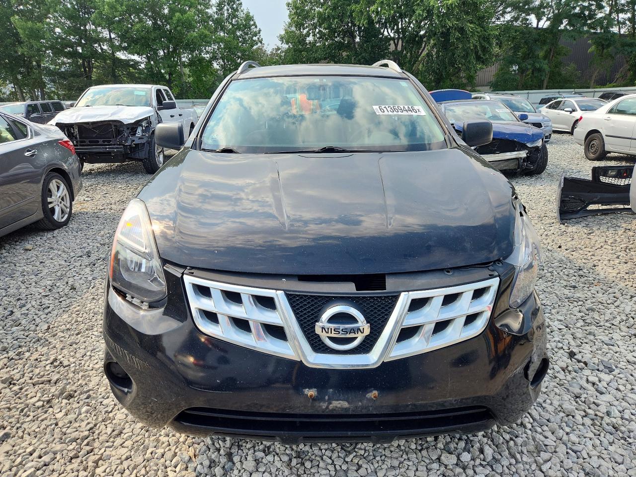2015 Nissan Rogue Select S Black vin: JN8AS5MV0FW767374