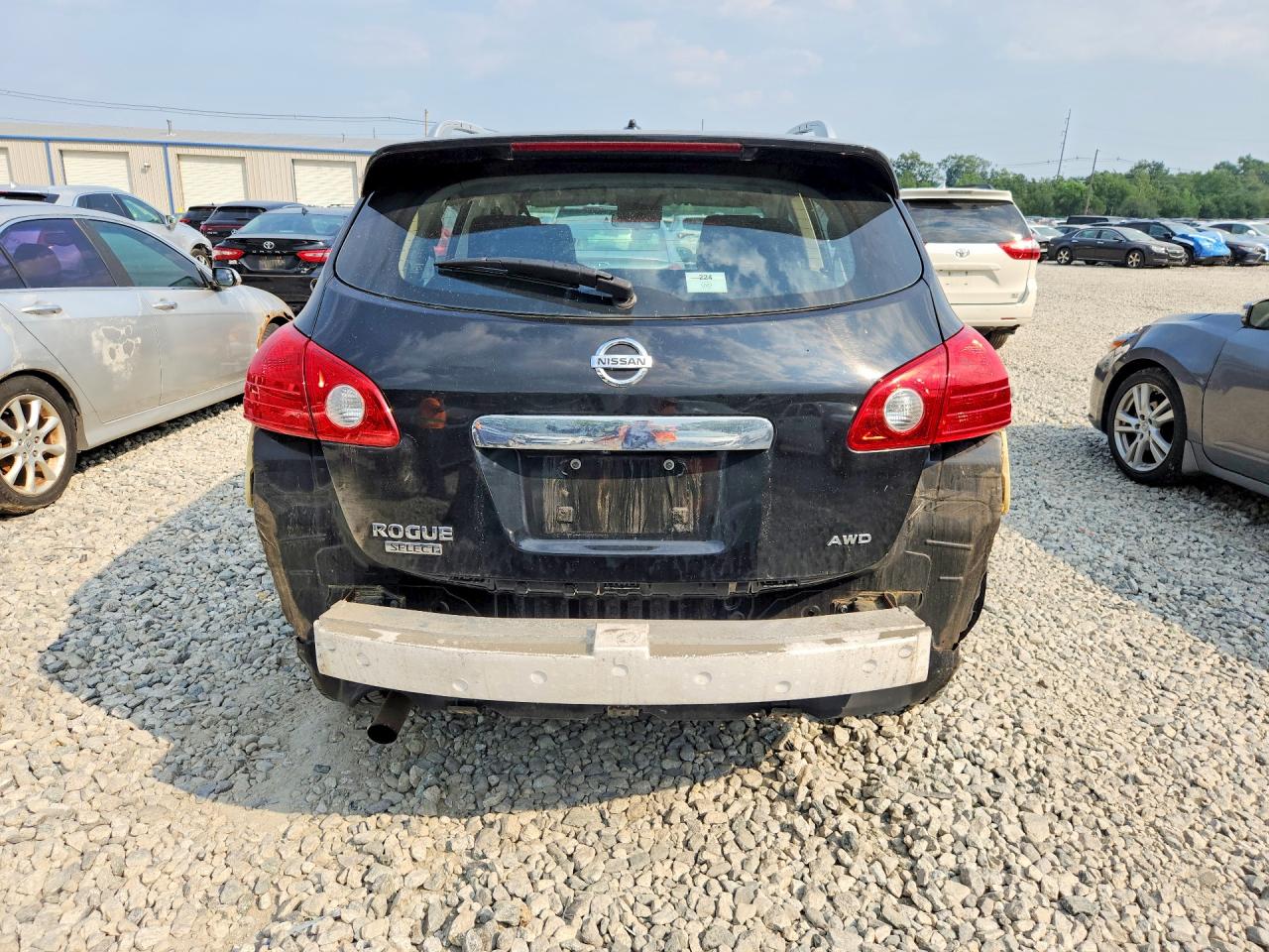 2015 Nissan Rogue Select S Black vin: JN8AS5MV0FW767374