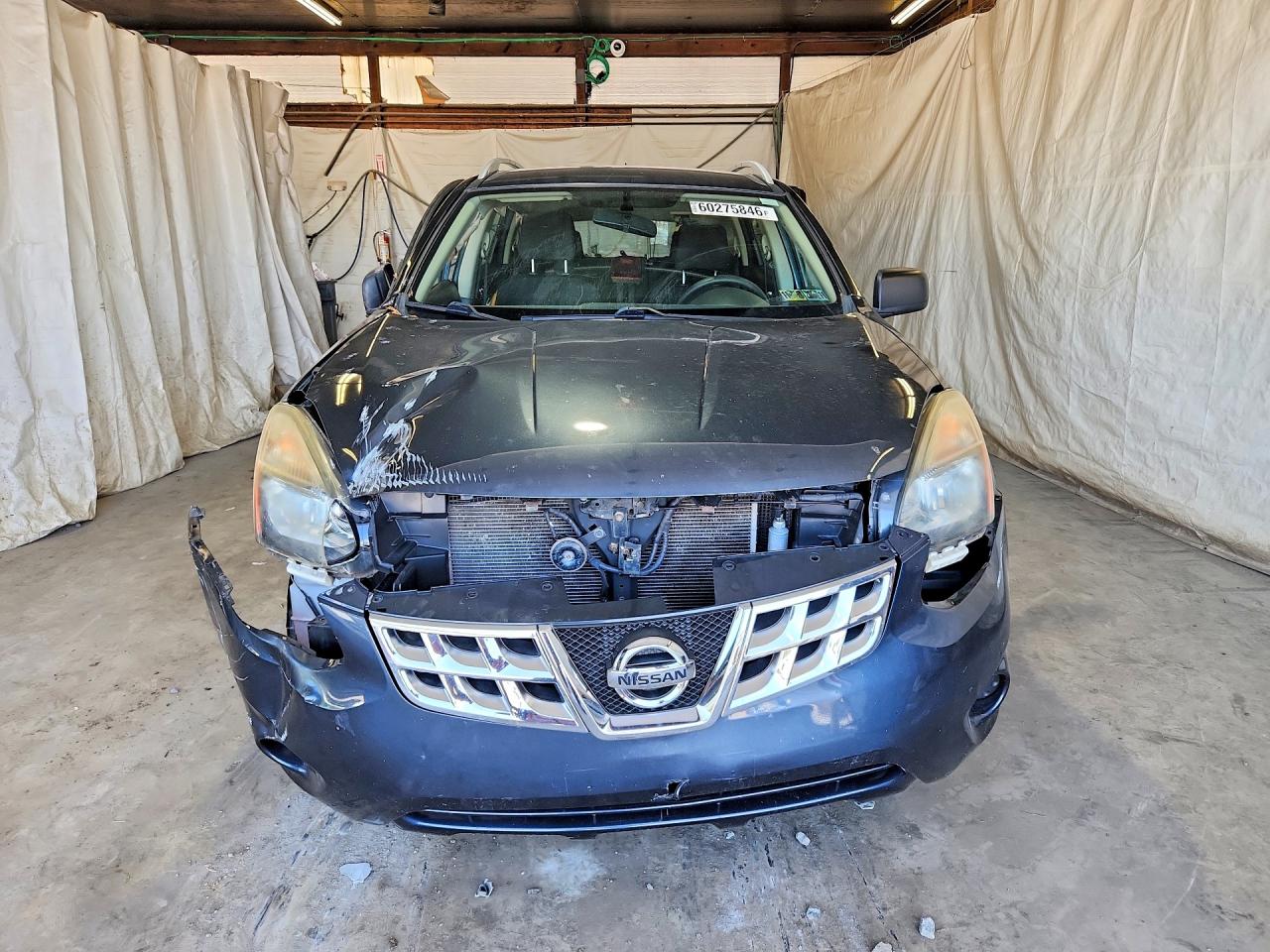 2015 Nissan Rogue Select S Серый vin: JN8AS5MV0FW768332