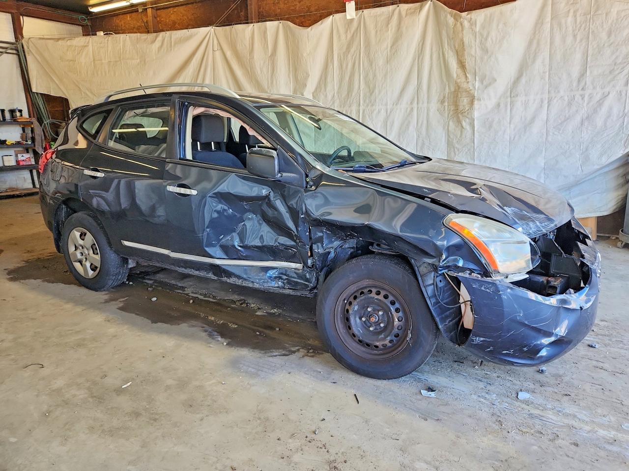 2015 Nissan Rogue Select S Серый vin: JN8AS5MV0FW768332