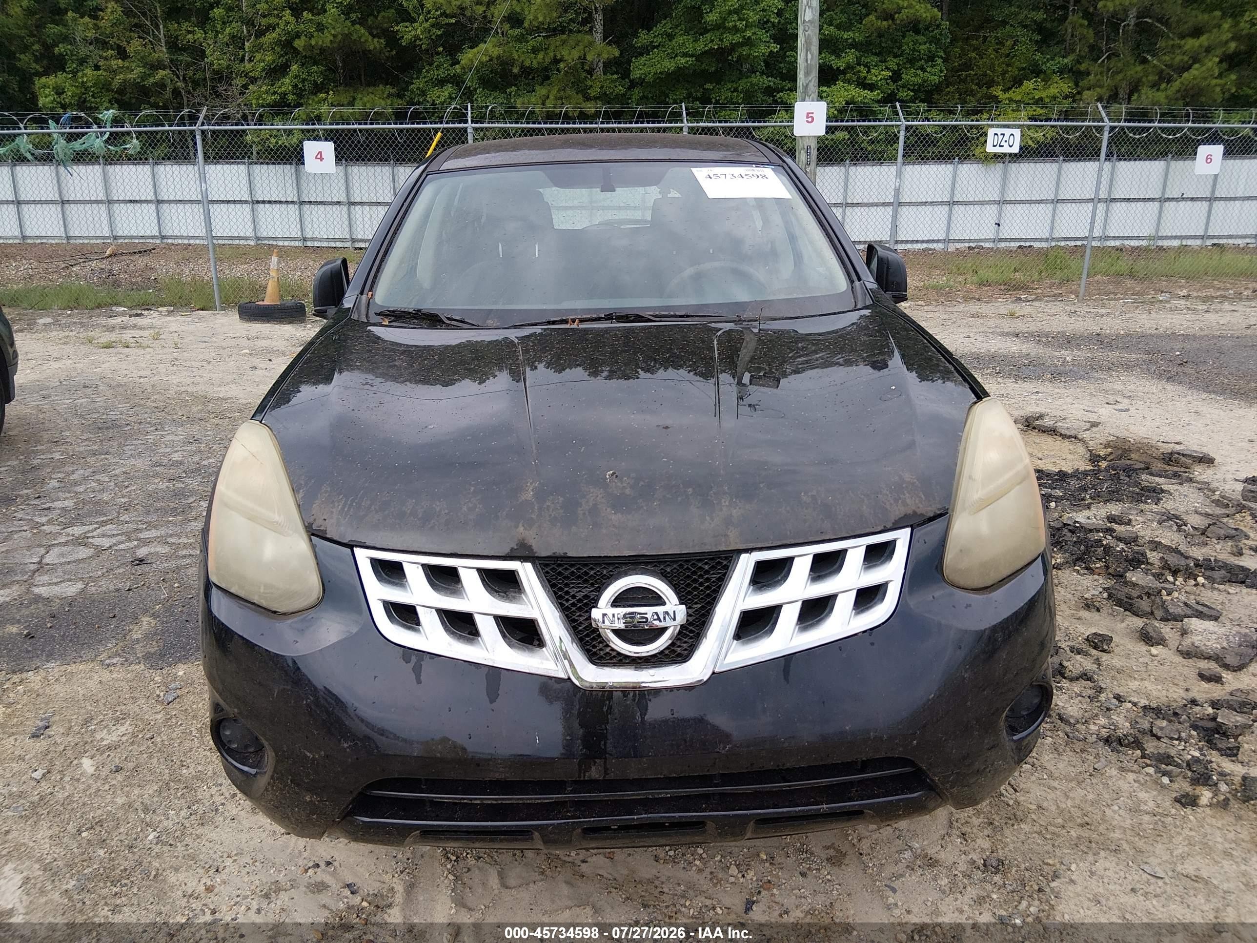 2015 Nissan Rogue Select S Черный vin: JN8AS5MV0FW770419