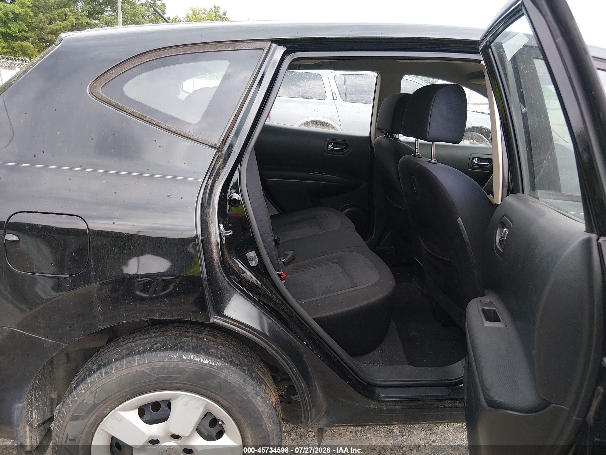 2015 Nissan Rogue Select S Черный vin: JN8AS5MV0FW770419
