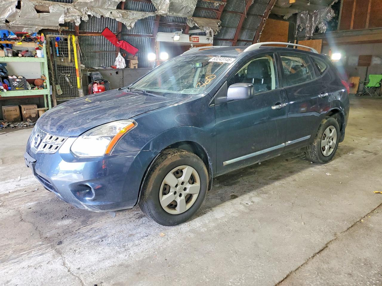2015 Nissan Rogue Select S Gray vin: JN8AS5MV0FW771327